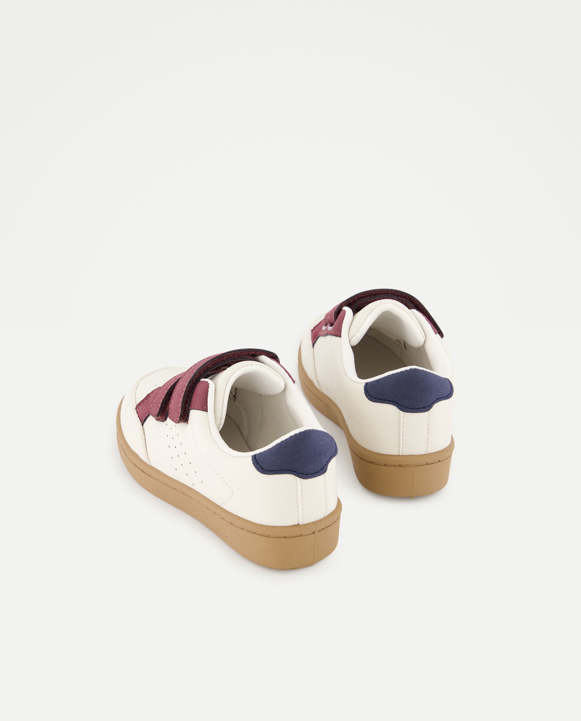 Deportivo bebés velcro con banda color 770 Terracota-3