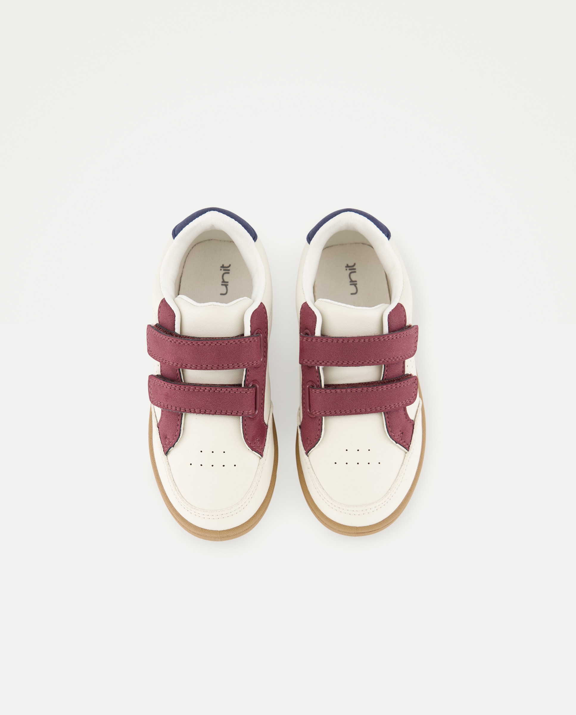 Deportivo bebés velcro con banda color 770 Terracota-4