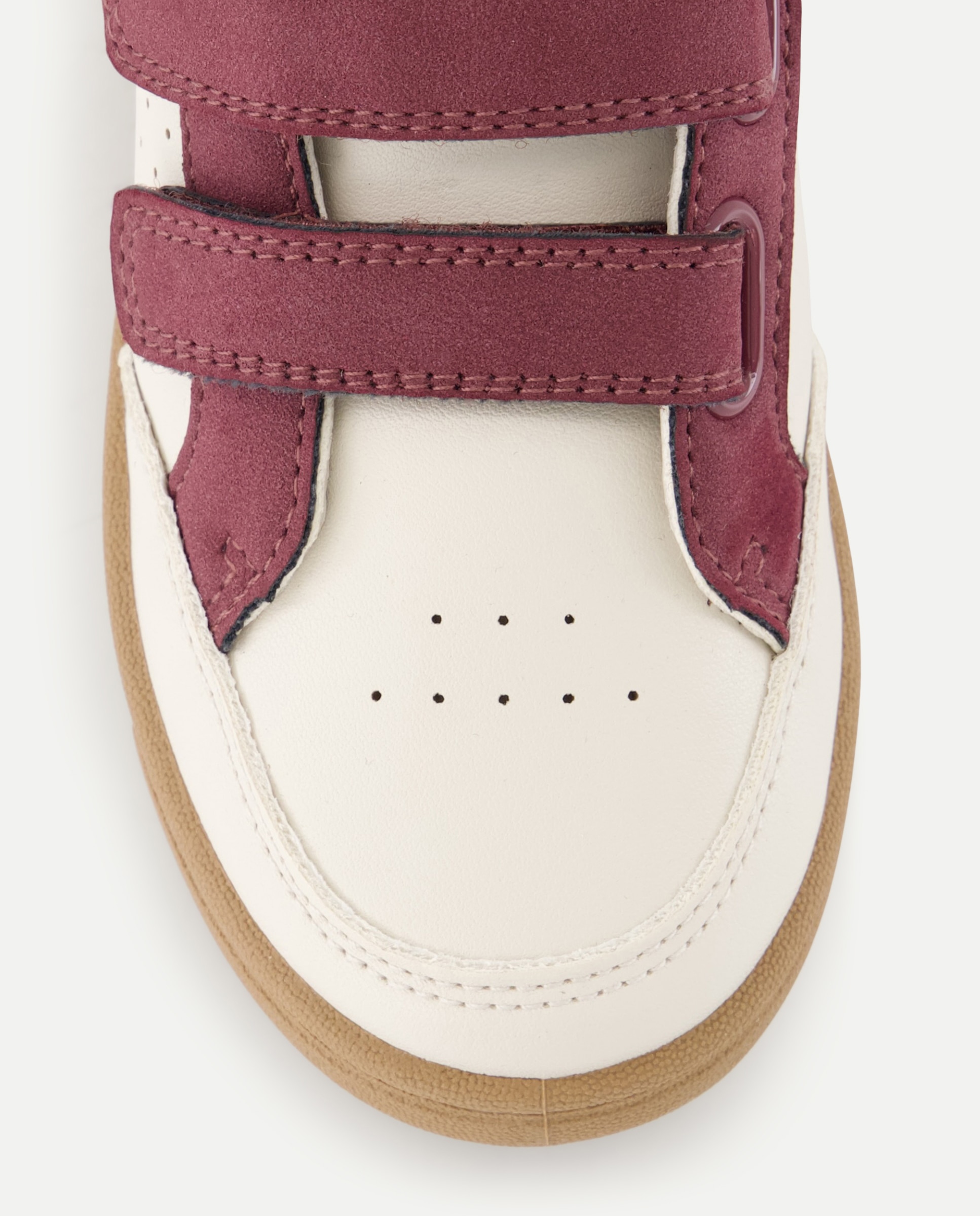 Deportivo bebés velcro con banda color 770 Terracota-5