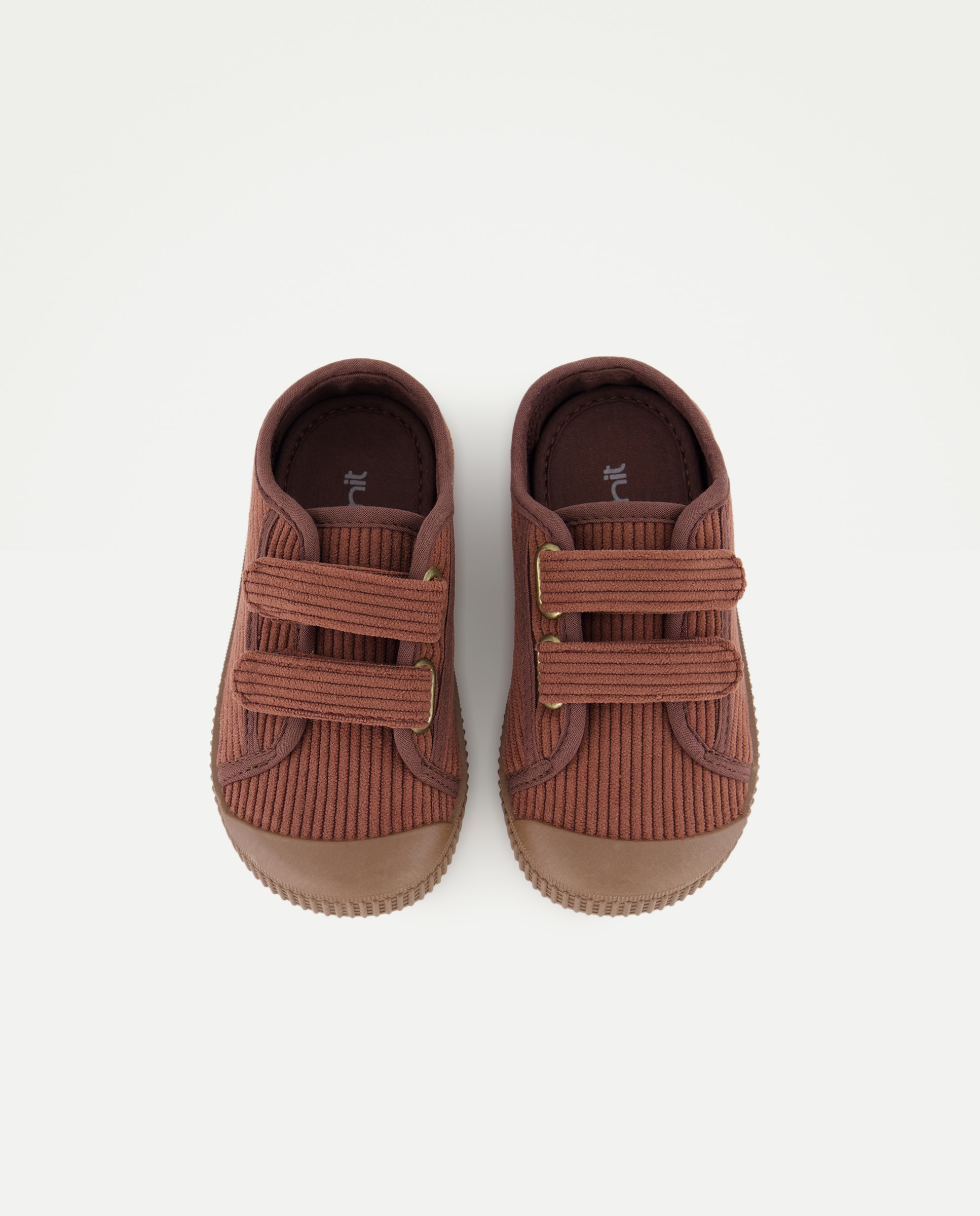 Bamba bebés pana con velcro 770 Terracota-4