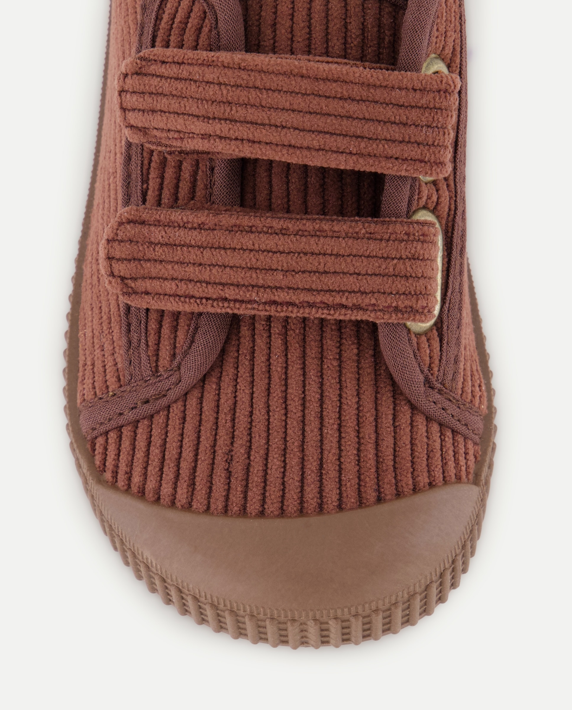 Bamba bebés pana con velcro 770 Terracota-5