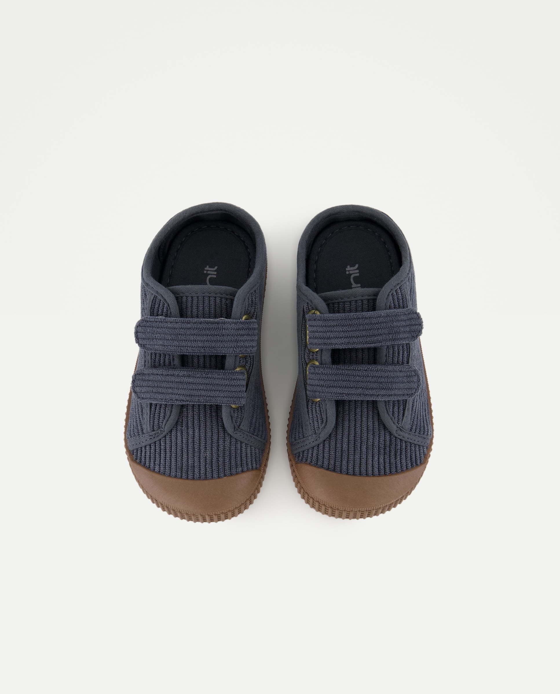Bamba bebés pana con velcro 580 Musgo-4