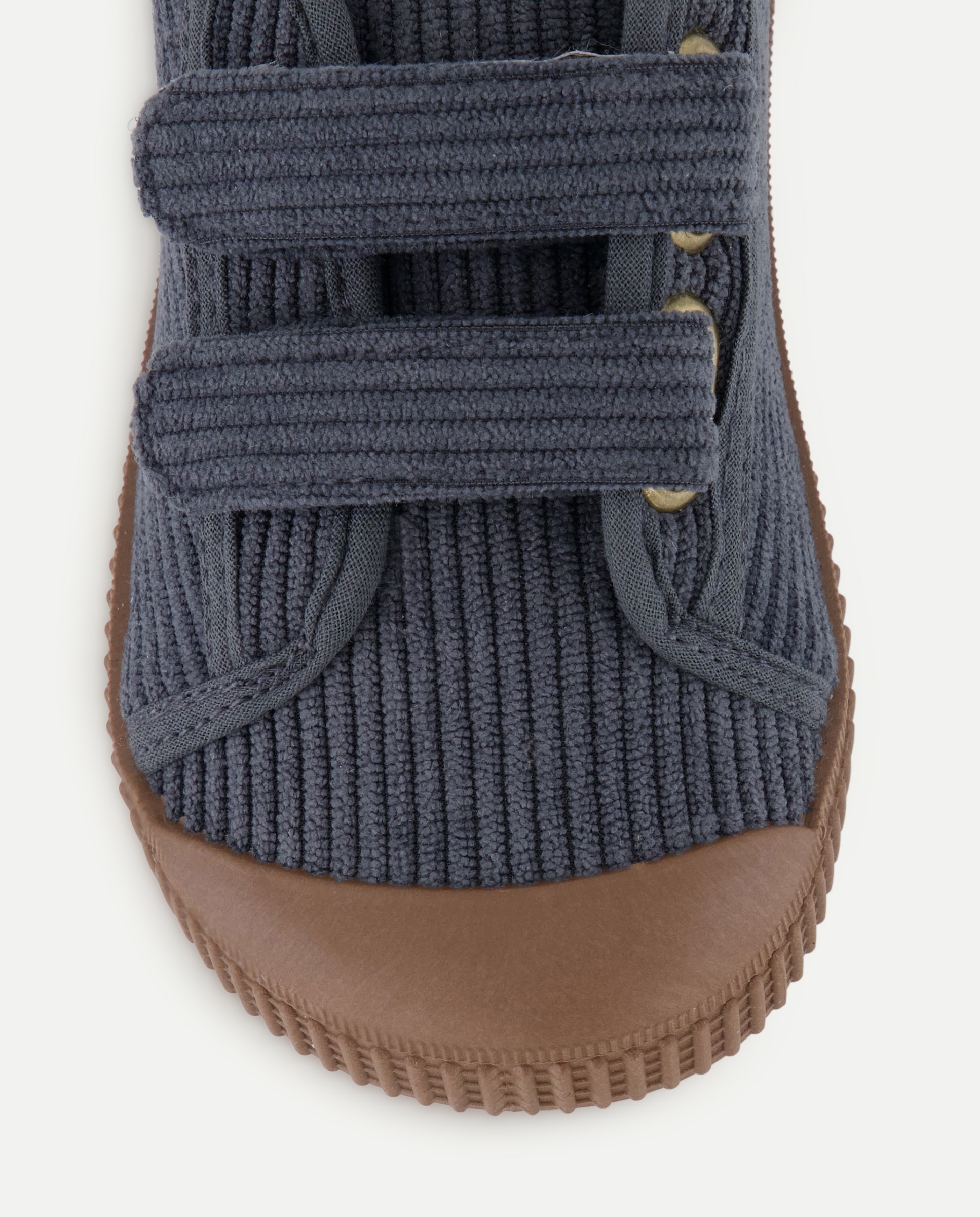 Bamba bebés pana con velcro 580 Musgo-5