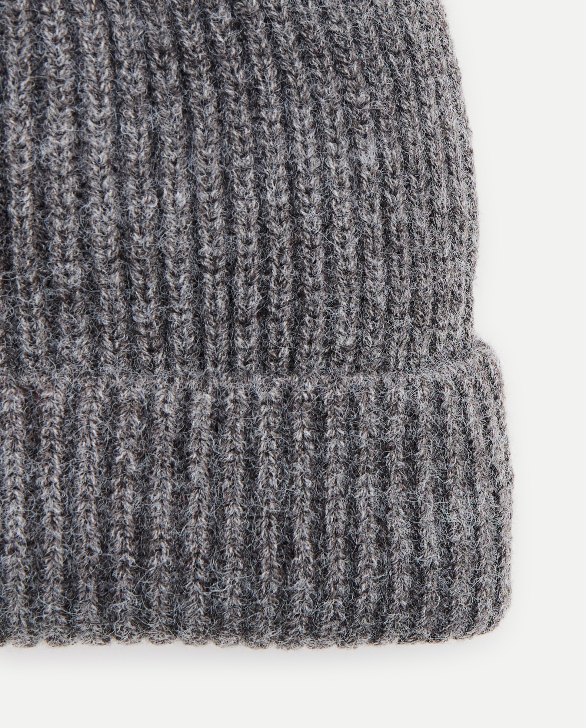 Gorro infantil canalé vuelta 820 Gris medio-2