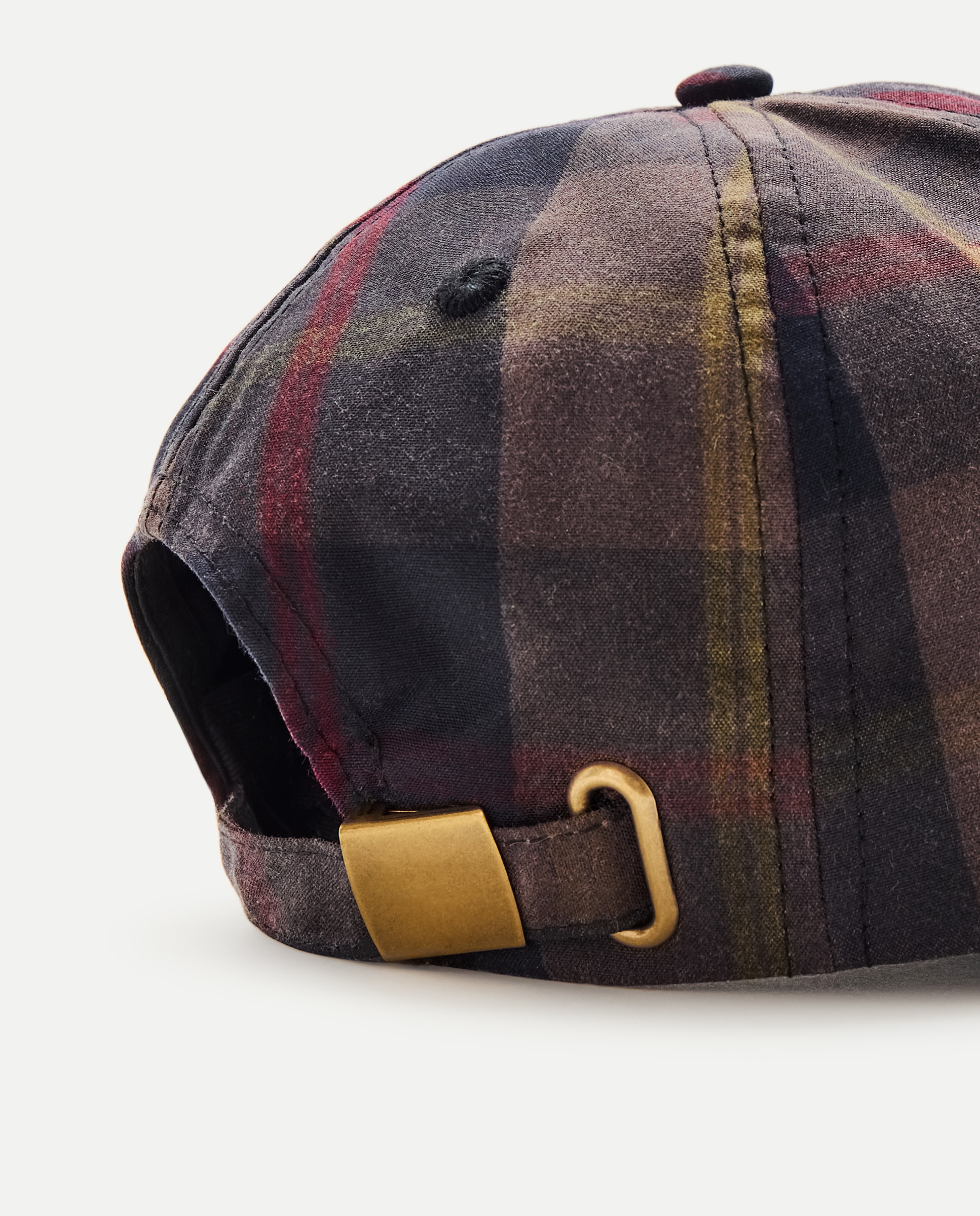Gorra infantil cuadros Verde-2