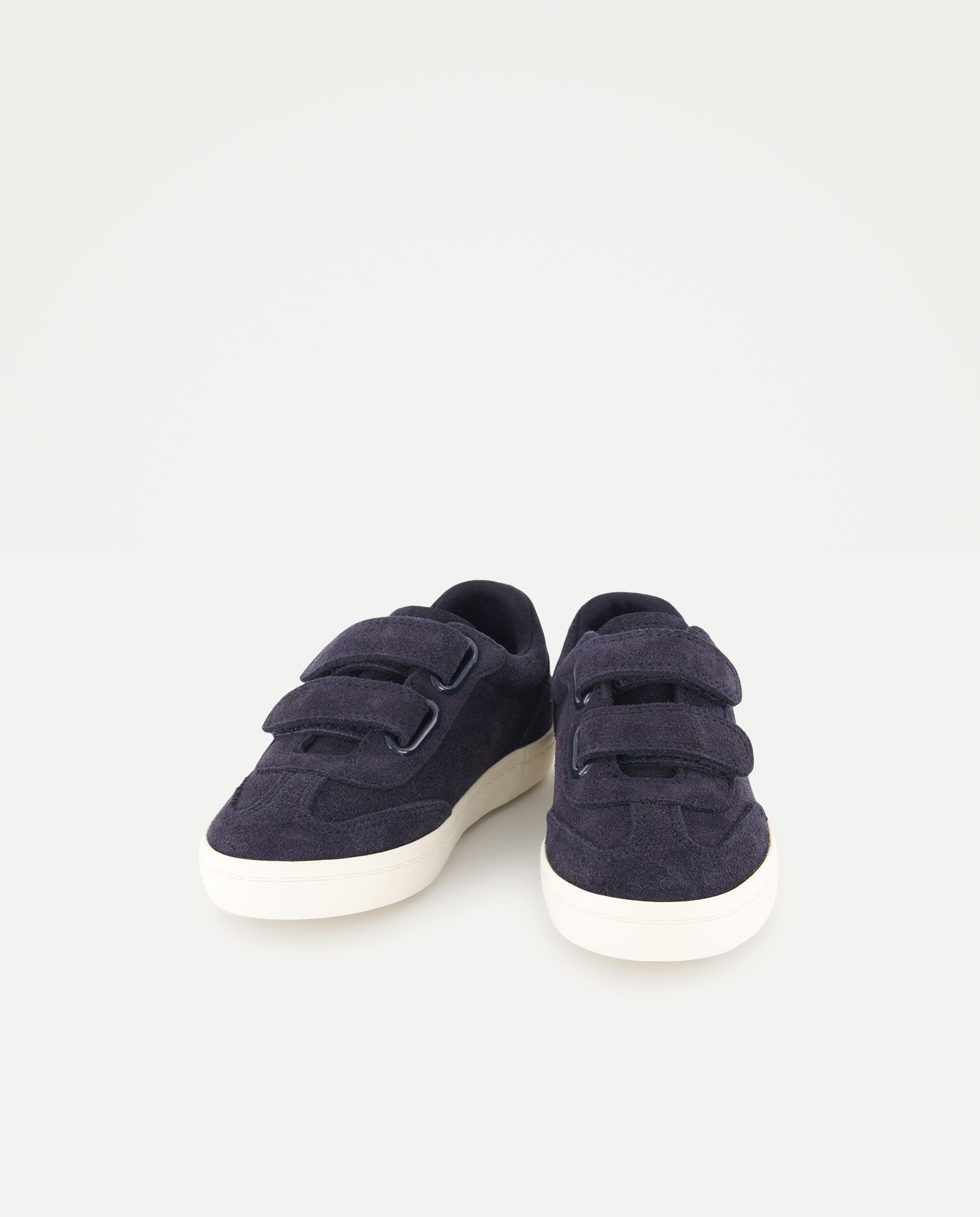Zapato bebés ante con velcro Azul marino-2