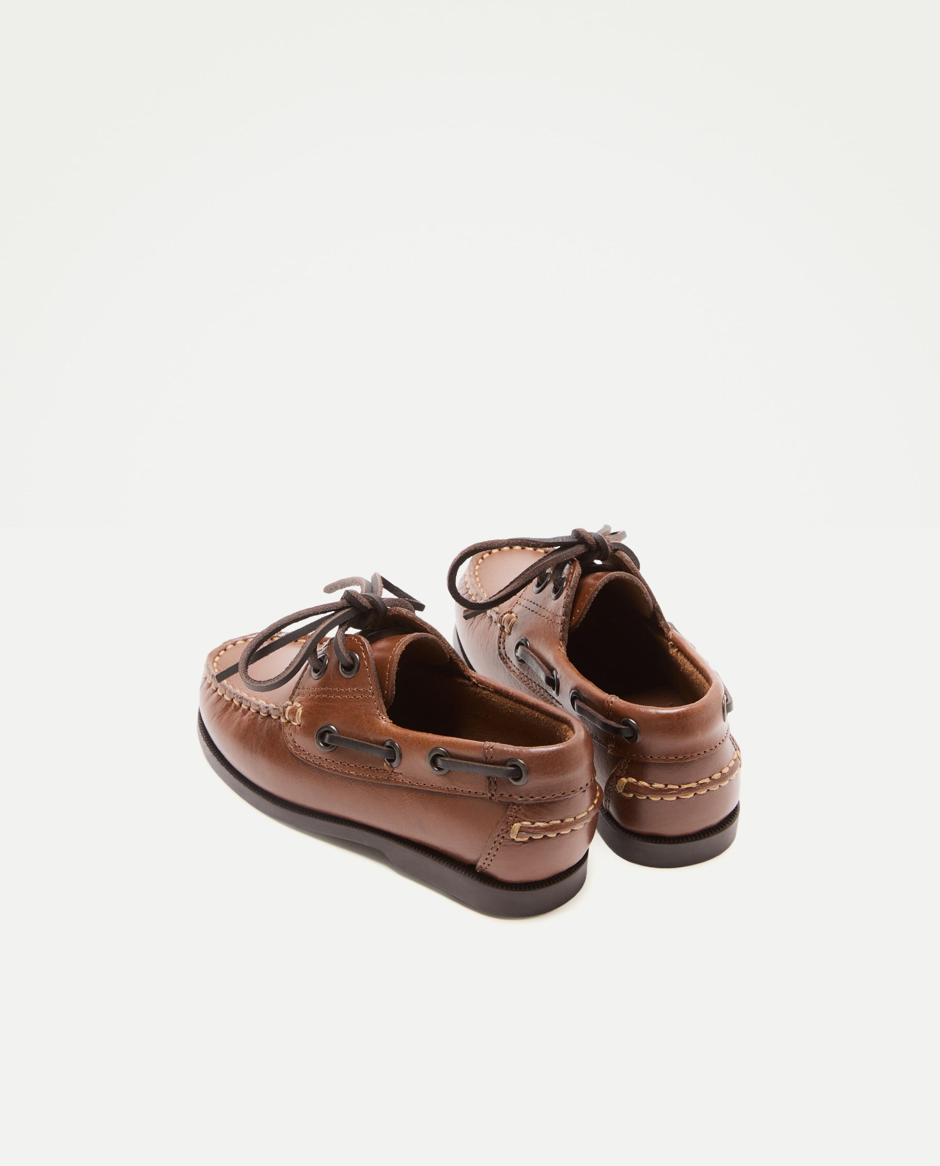 Náutico bebés piel Toffee-3