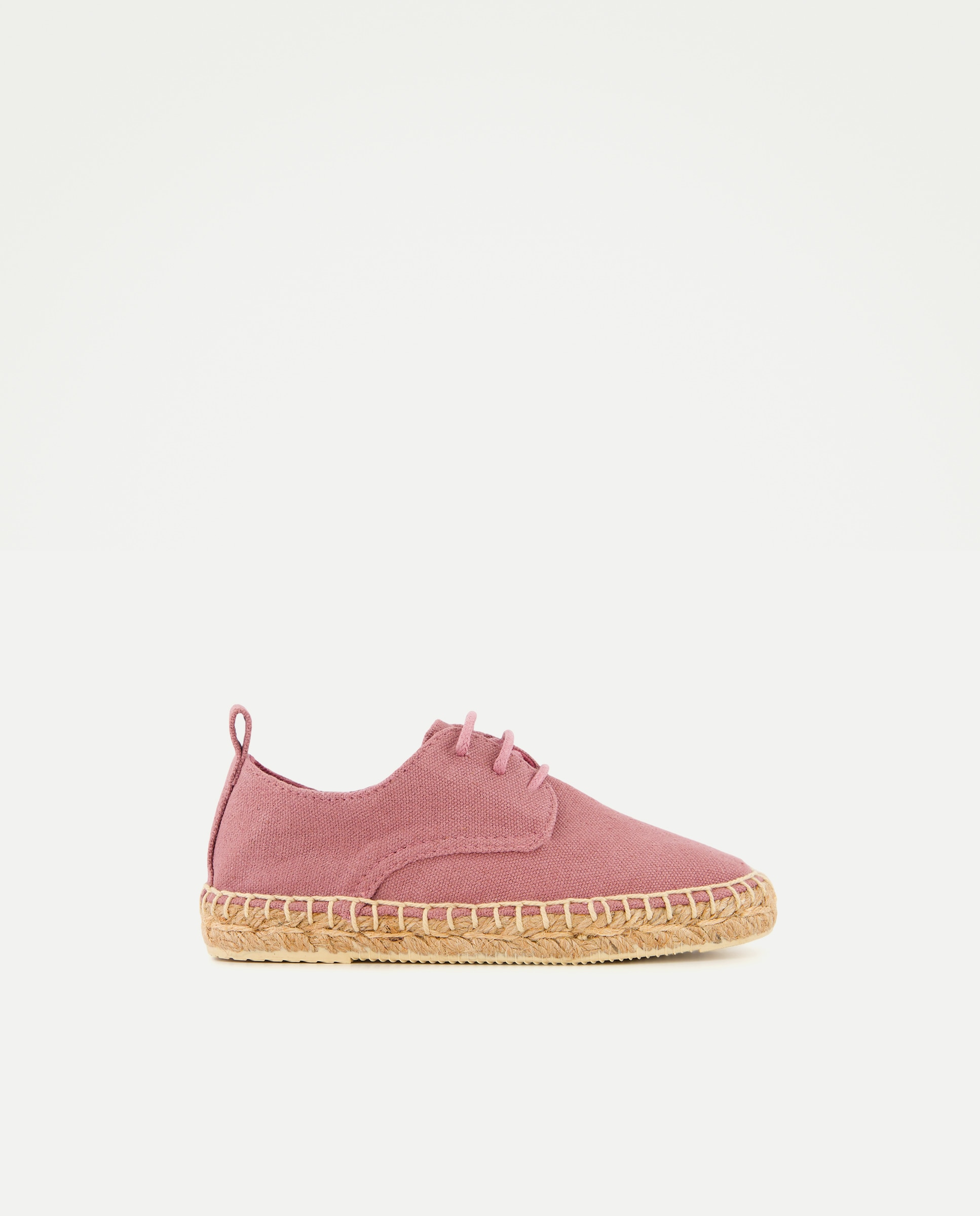 Imagen 0 de Zapato de bebés de yute con cordones efecto lavado