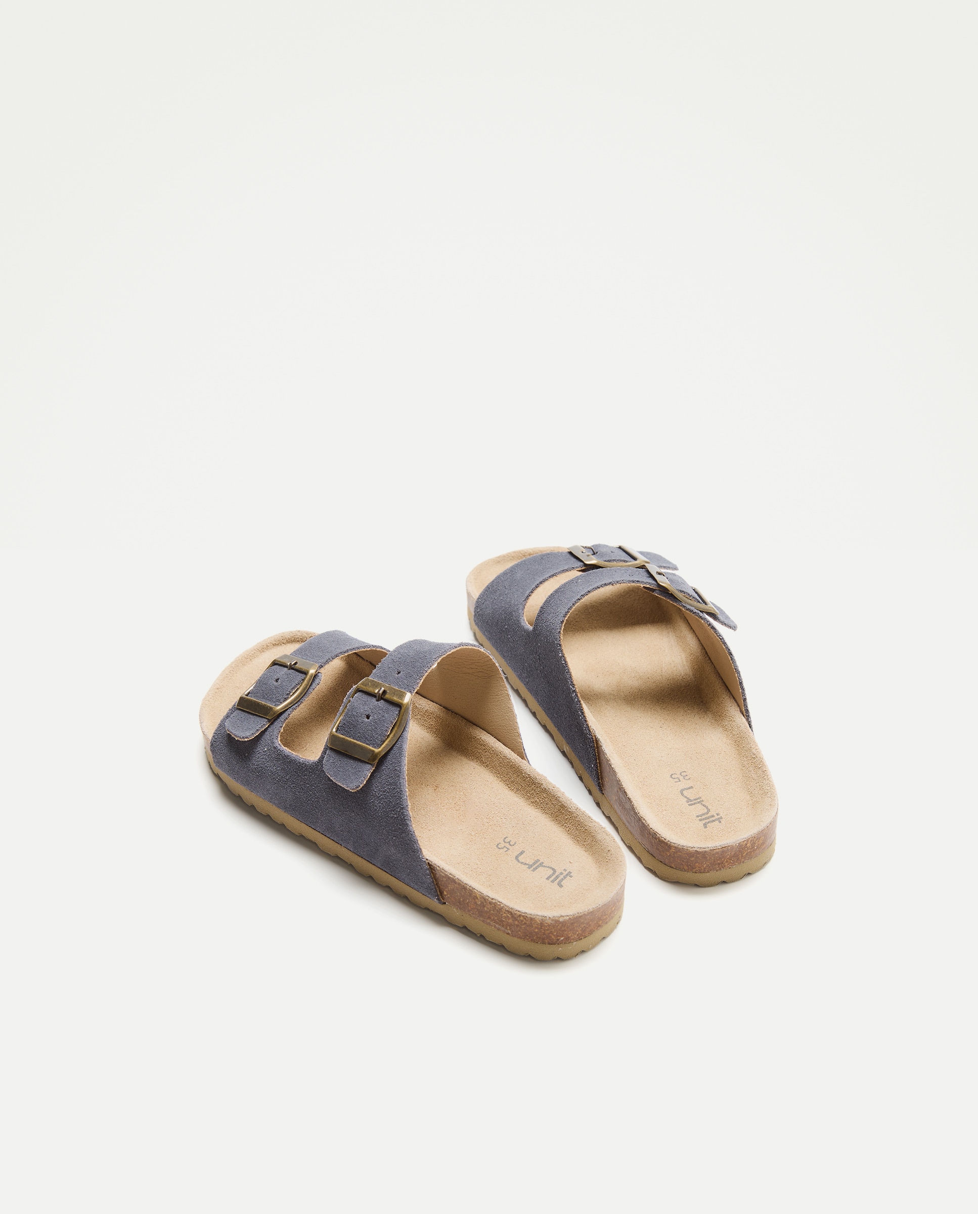 Sandalia infantil bio de piel 400 Azul-3