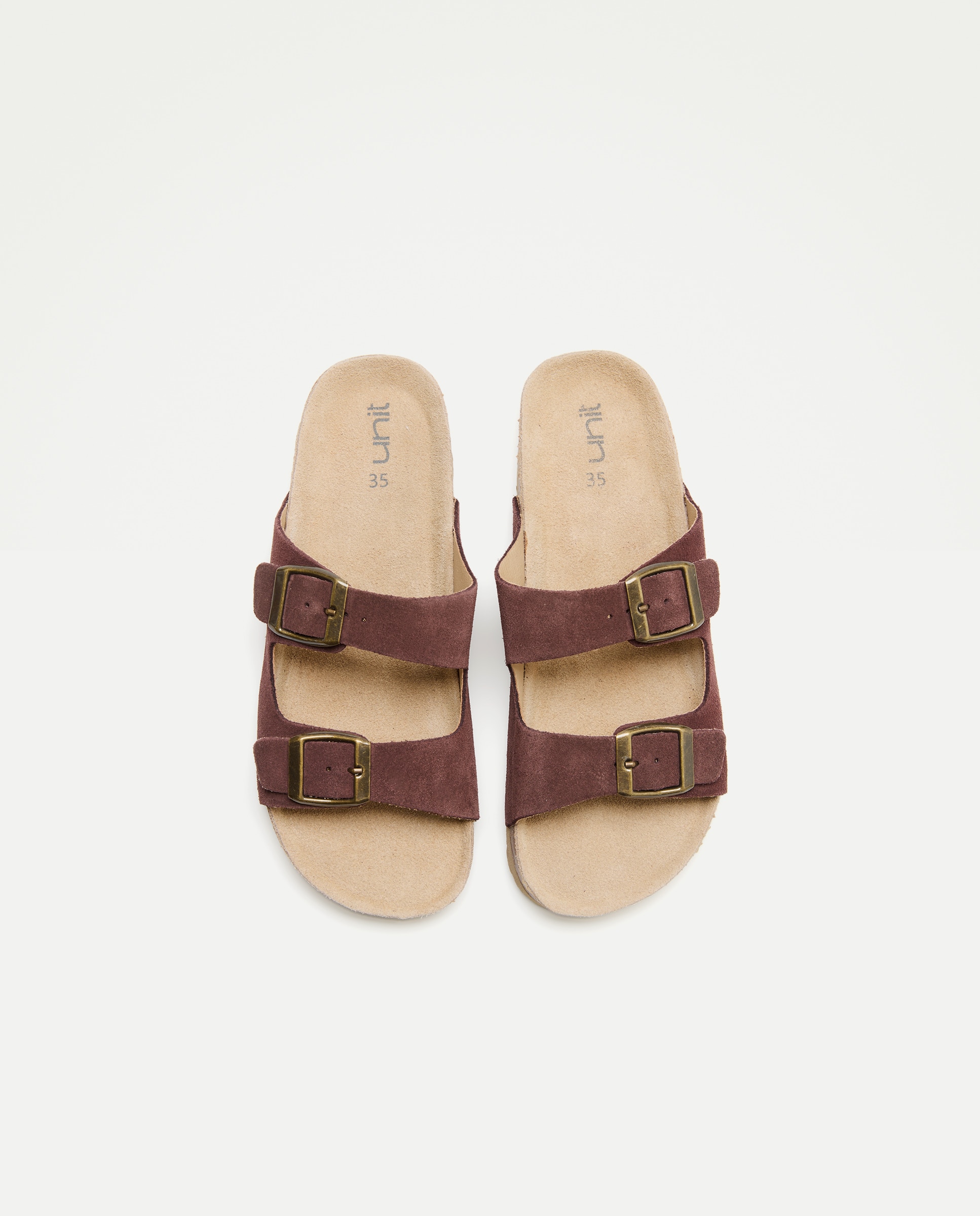 Sandalia infantil bio de piel 291 Berenjena-4