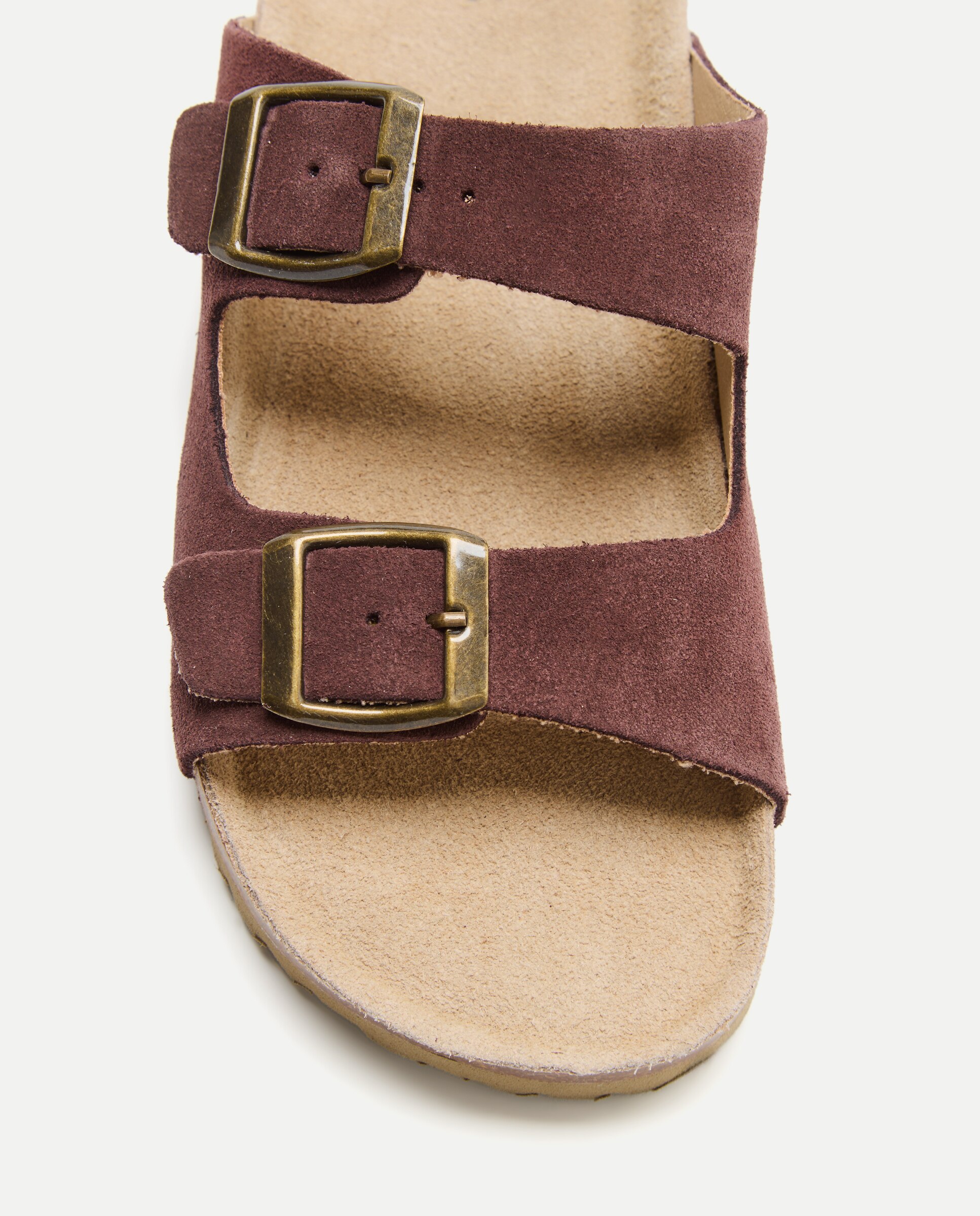 Sandalia infantil bio de piel 291 Berenjena-5