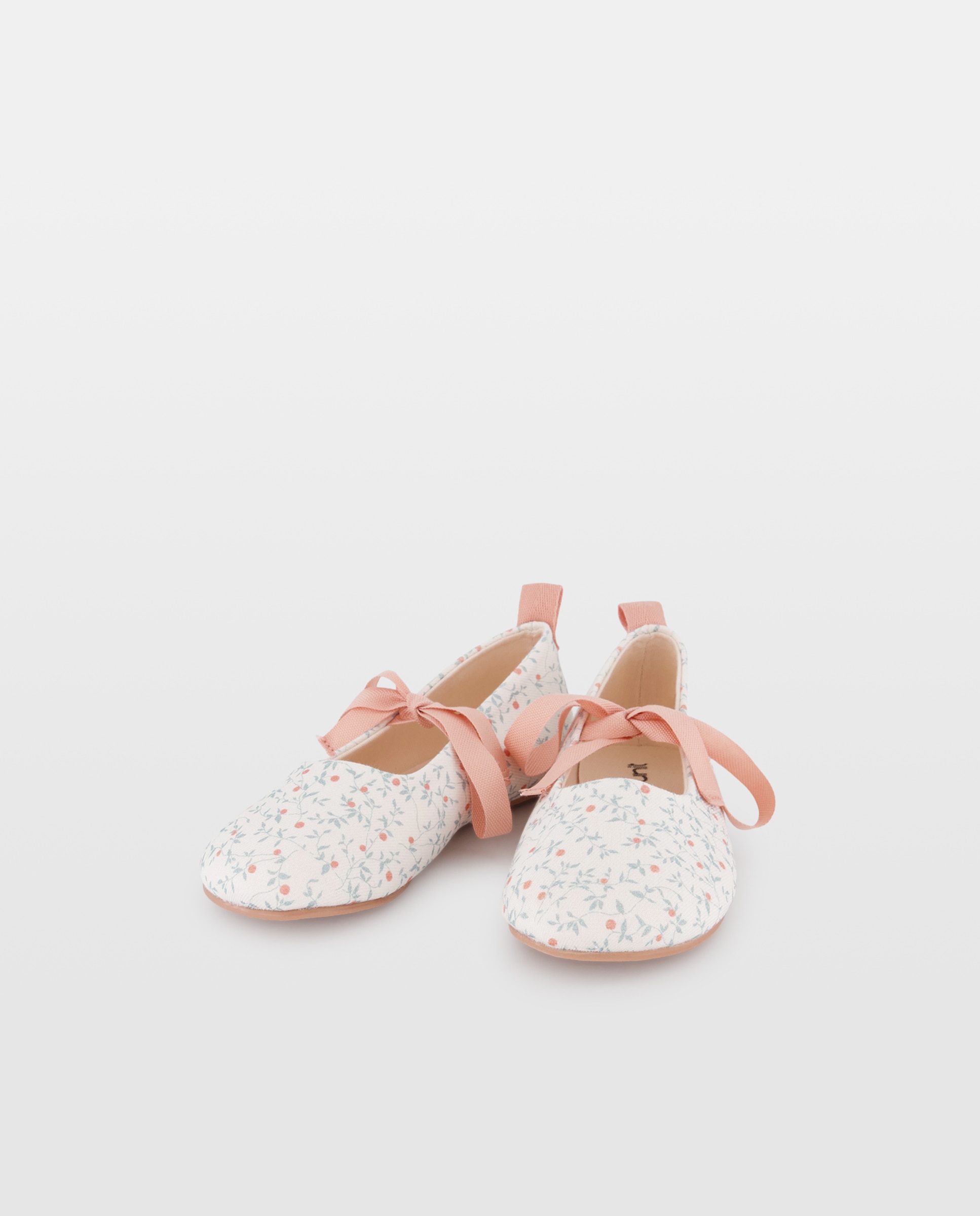 Zapatilla bailarina bebés estampada 770 Terracota-2