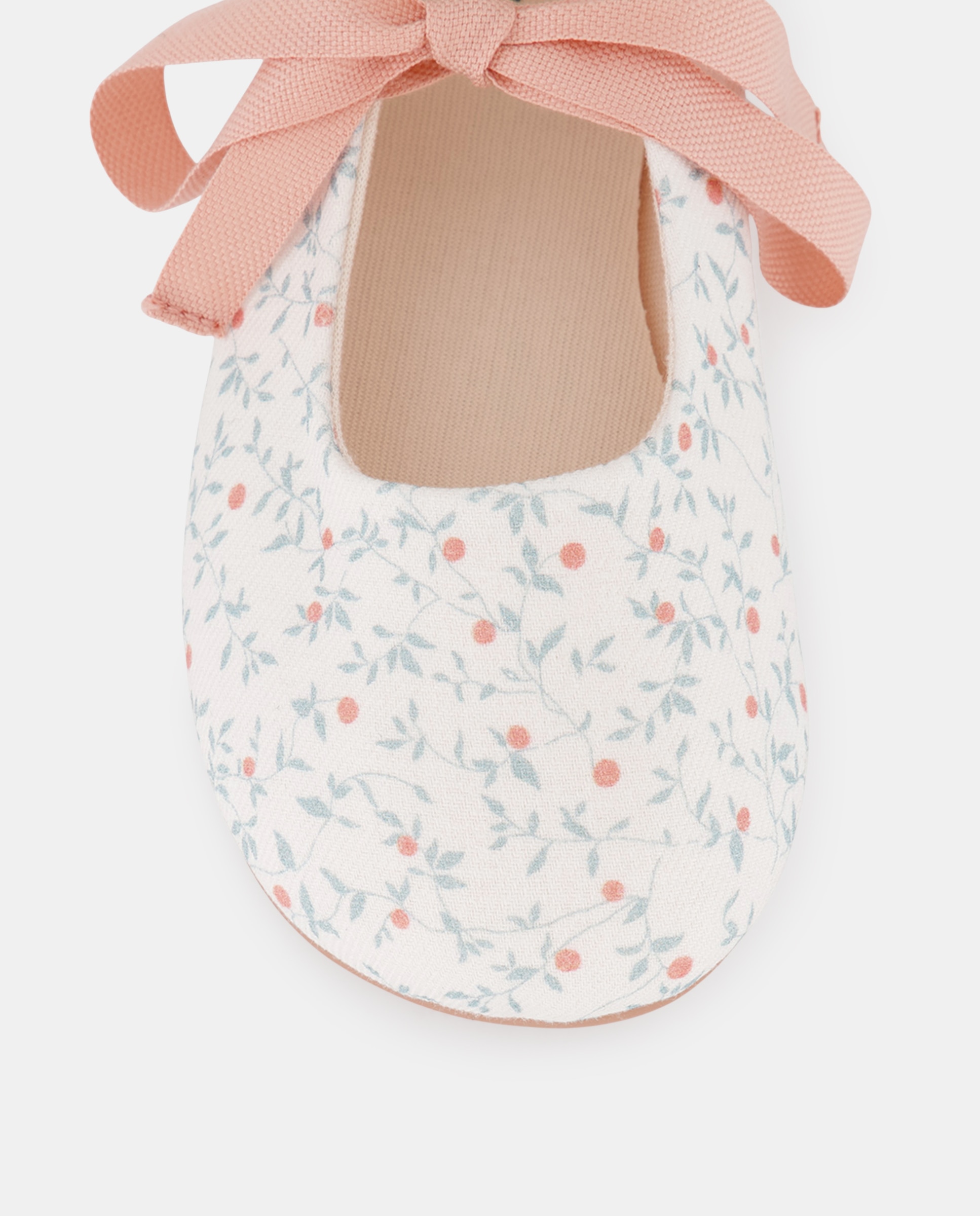 Zapatilla bailarina bebés estampada 770 Terracota-5