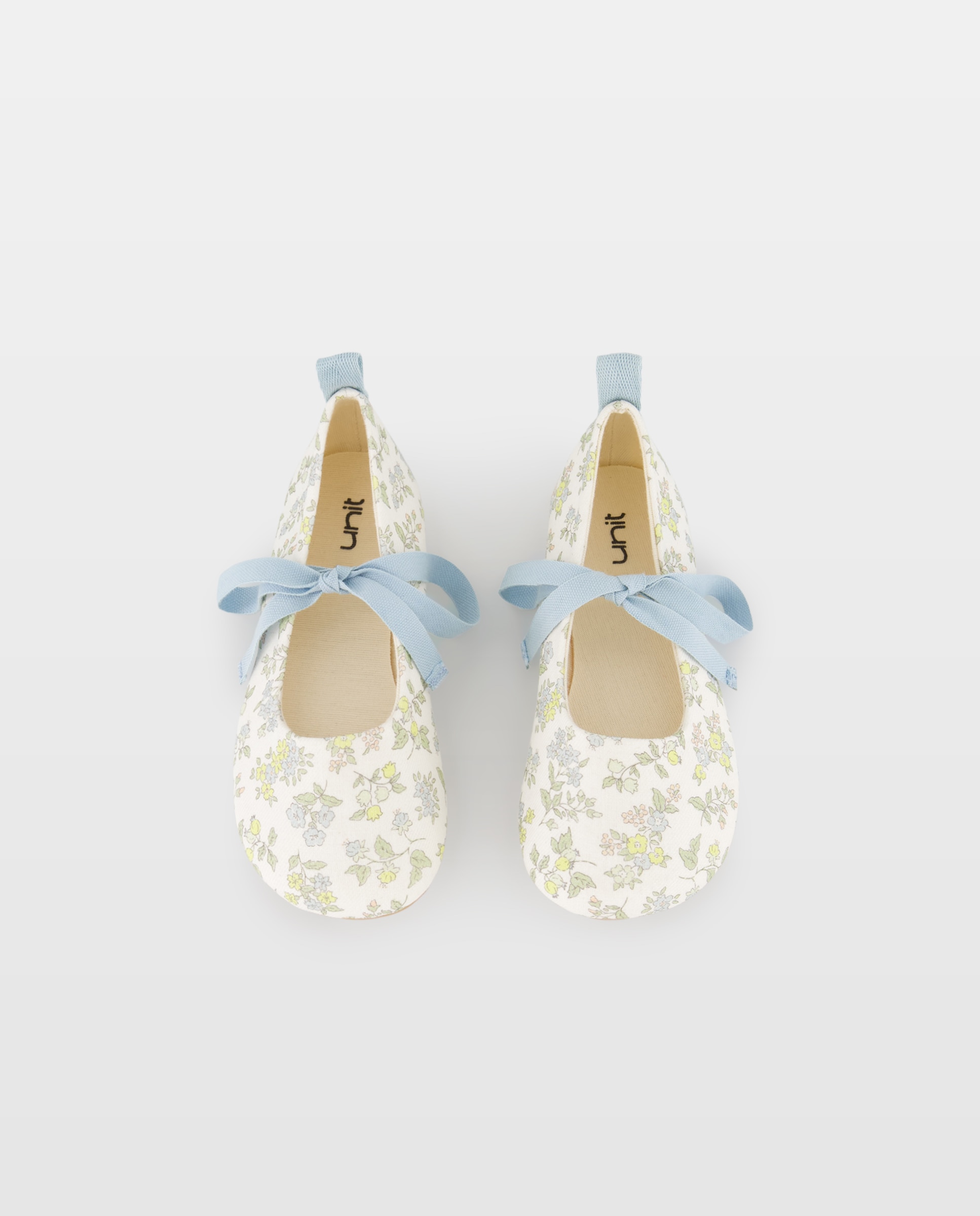 Zapatilla bailarina bebés estampada Verde-4