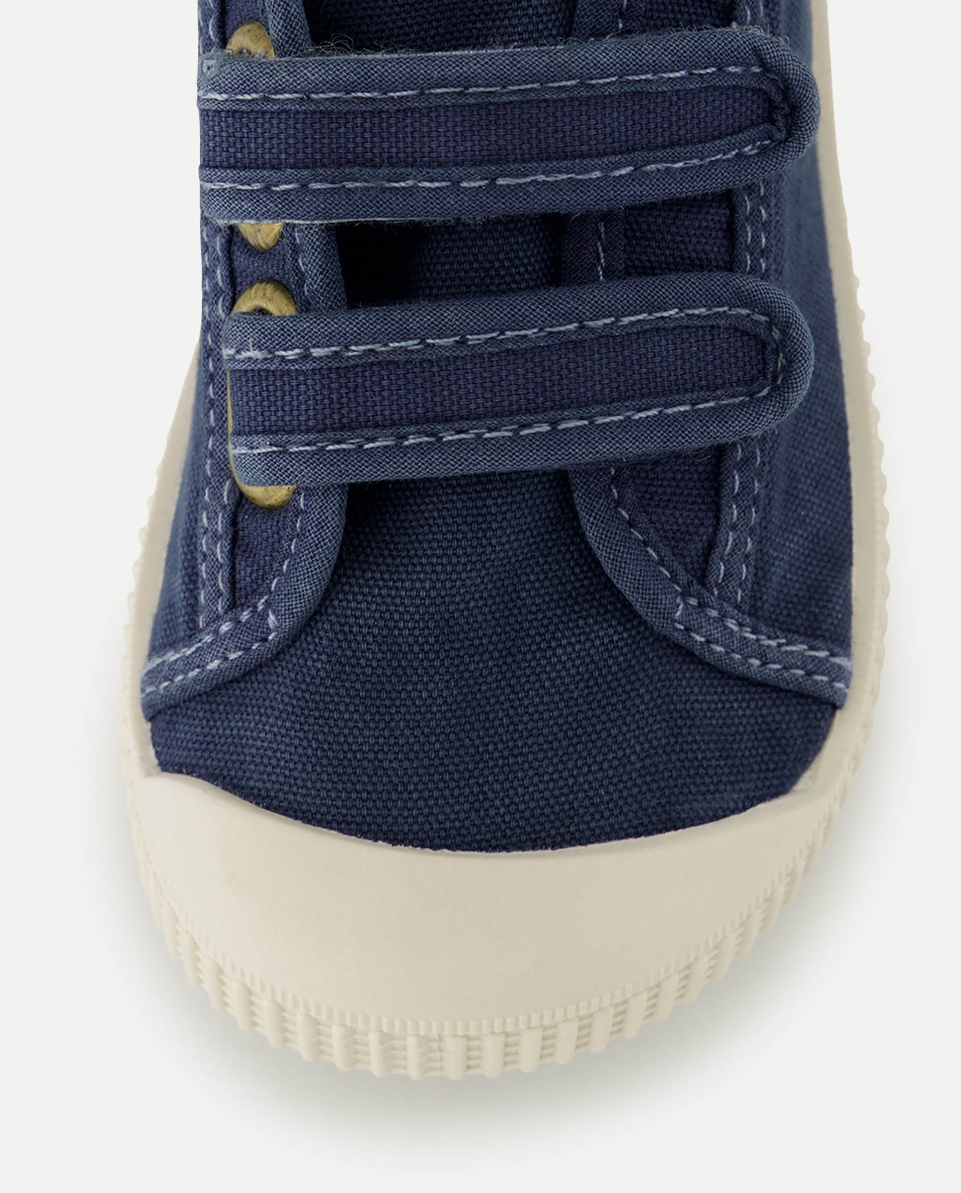 Lona bebés con velcro suela flexible Azul marino-5