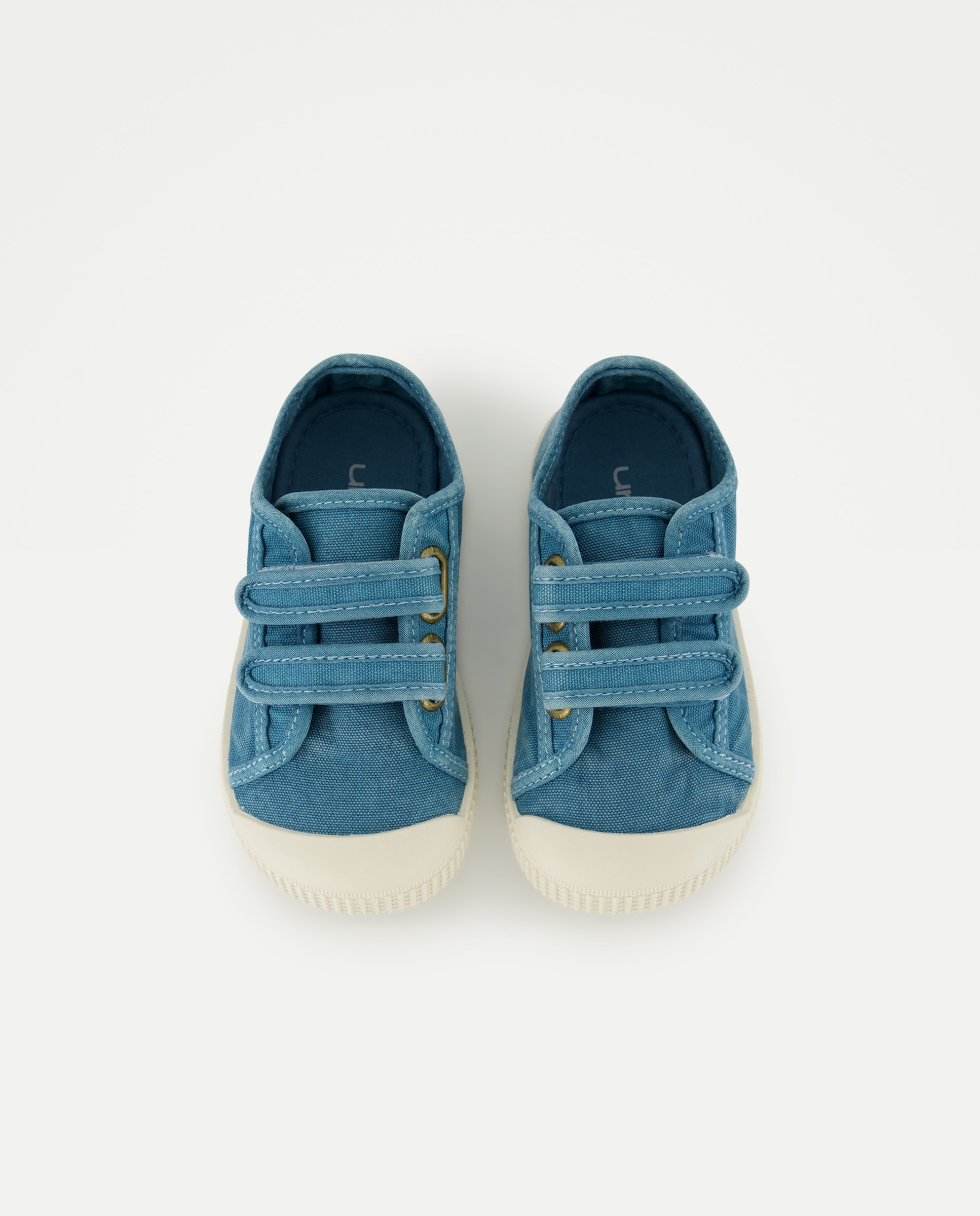 Lona bebés con velcro suela flexible Verde Pato-4