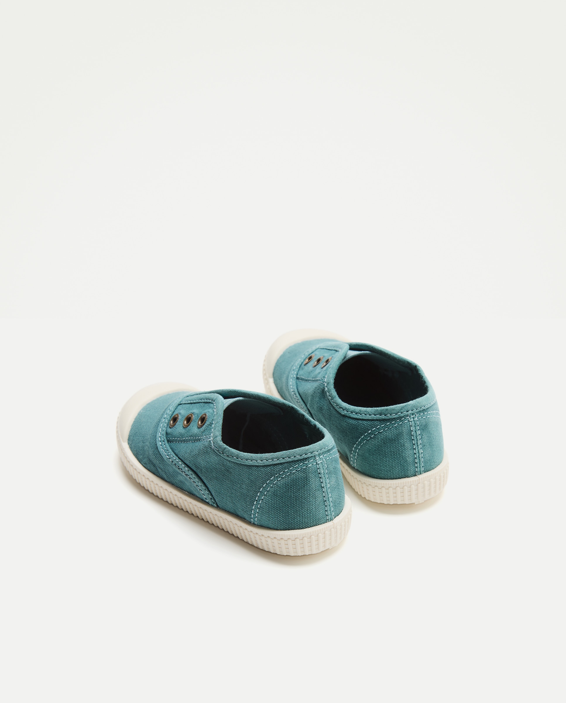 Lona bebés con puntera suela flexible 530 Verde oscuro-3