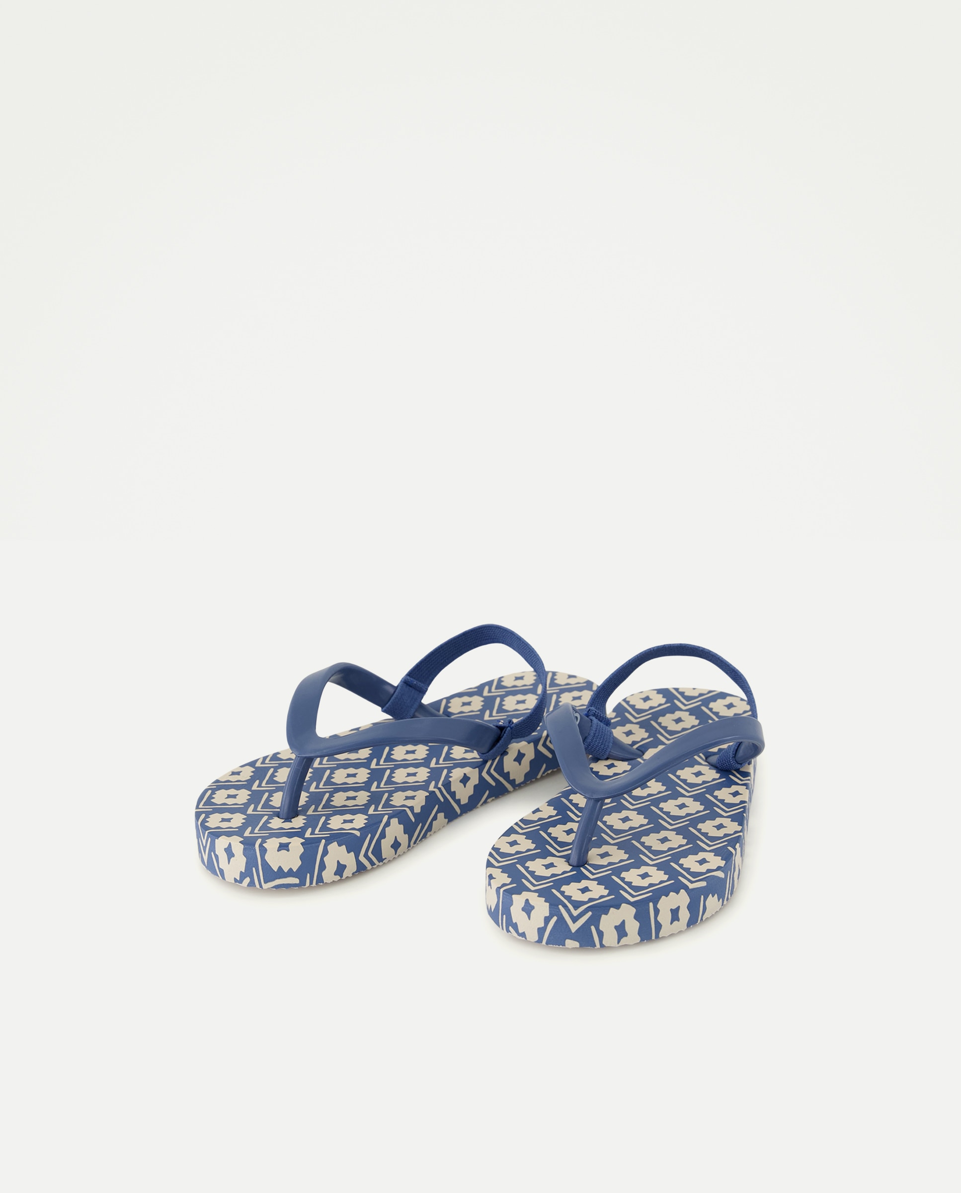 Chancla bebés estampada con gomas 430 Azul oscuro-2