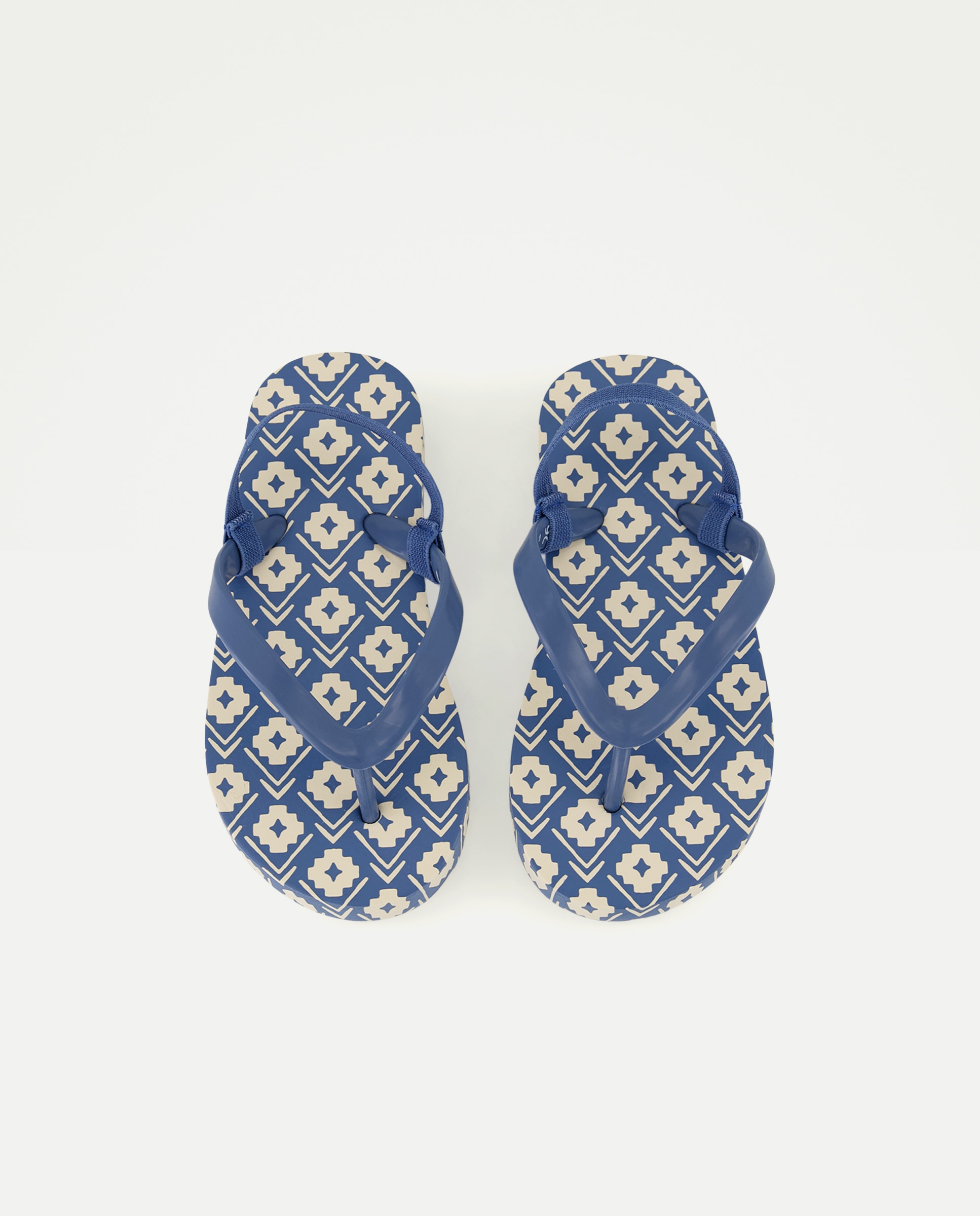 Chancla bebés estampada con gomas 430 Azul oscuro-4