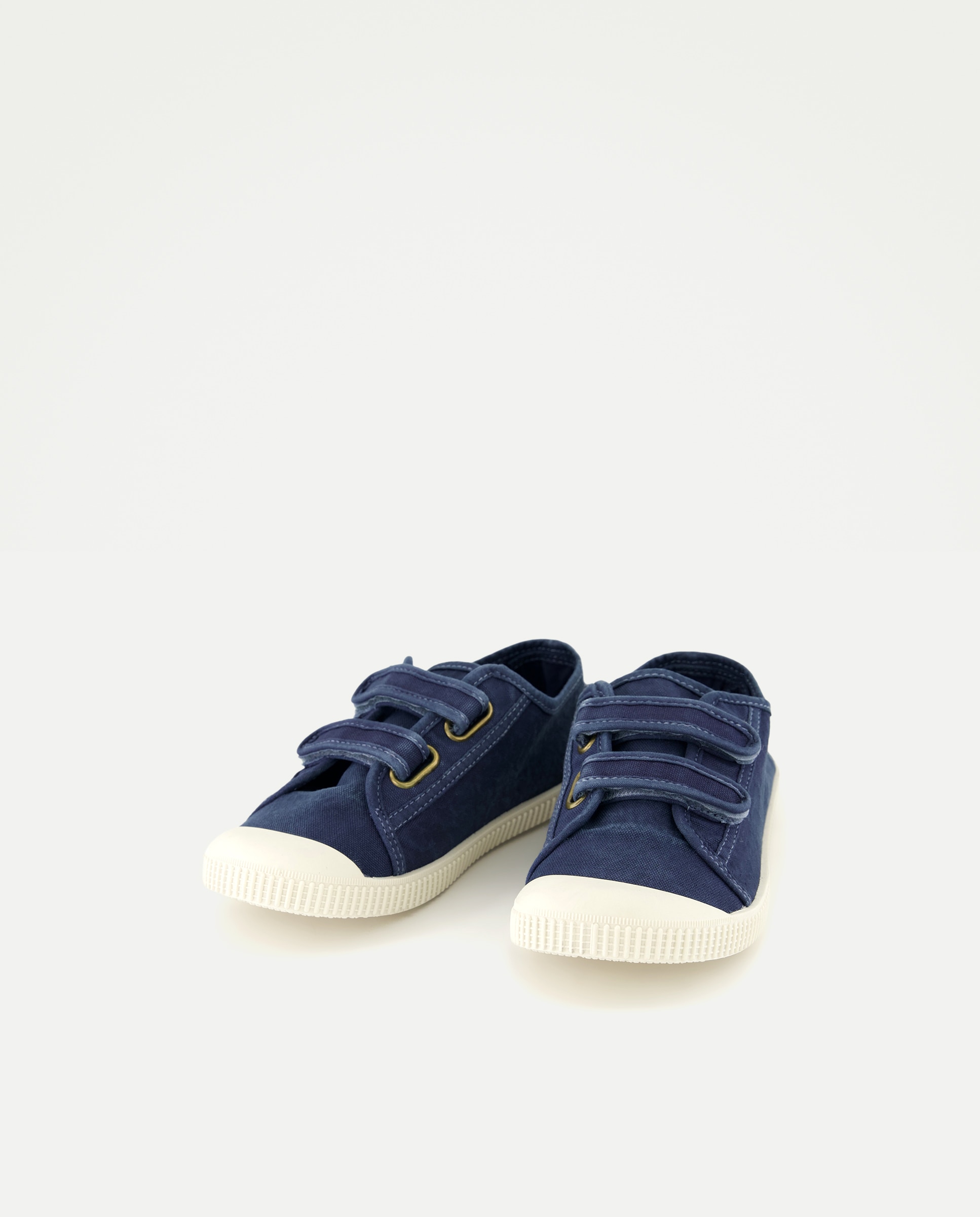 Lona infantil con velcro suela flexible Azul marino-2