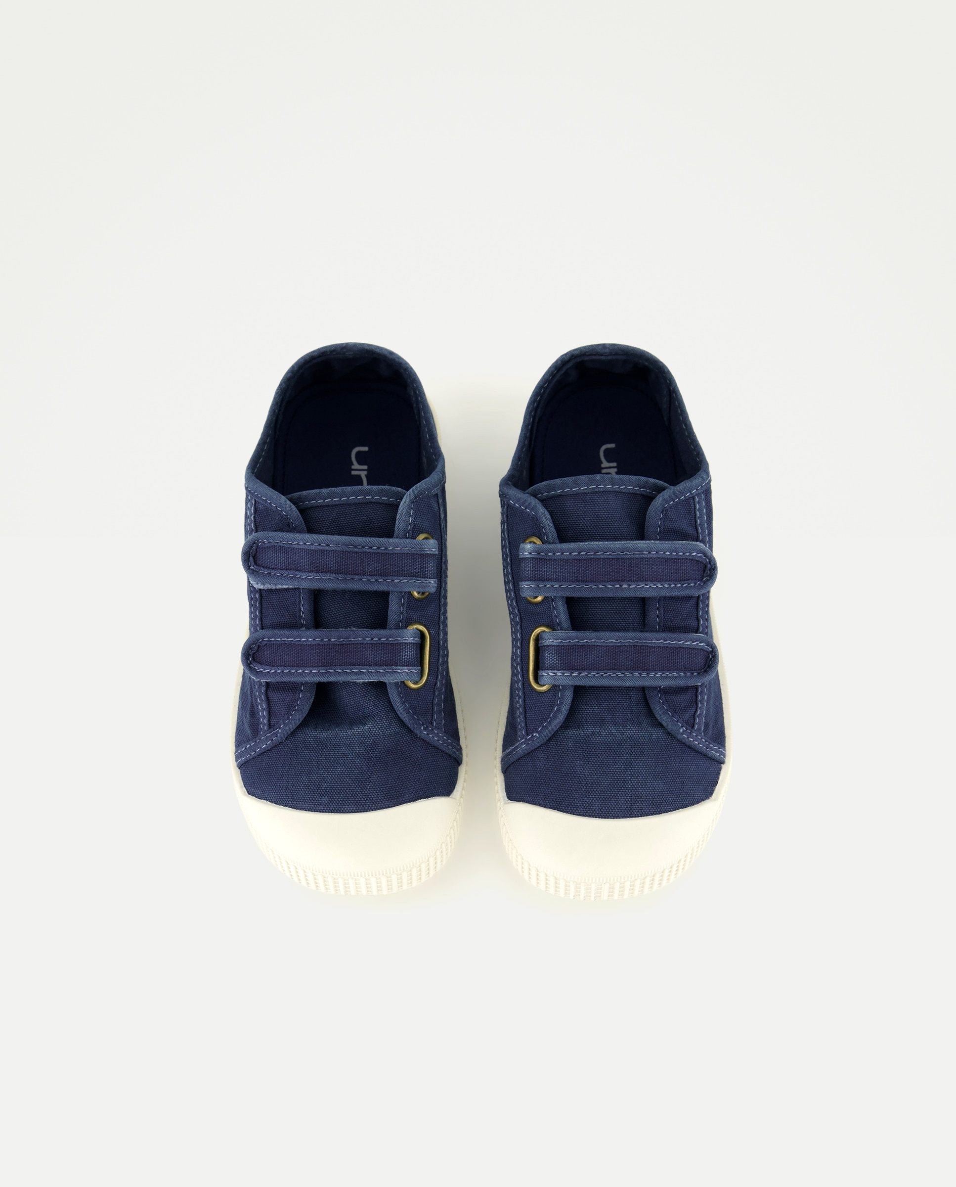 Lona infantil con velcro suela flexible Azul marino-4