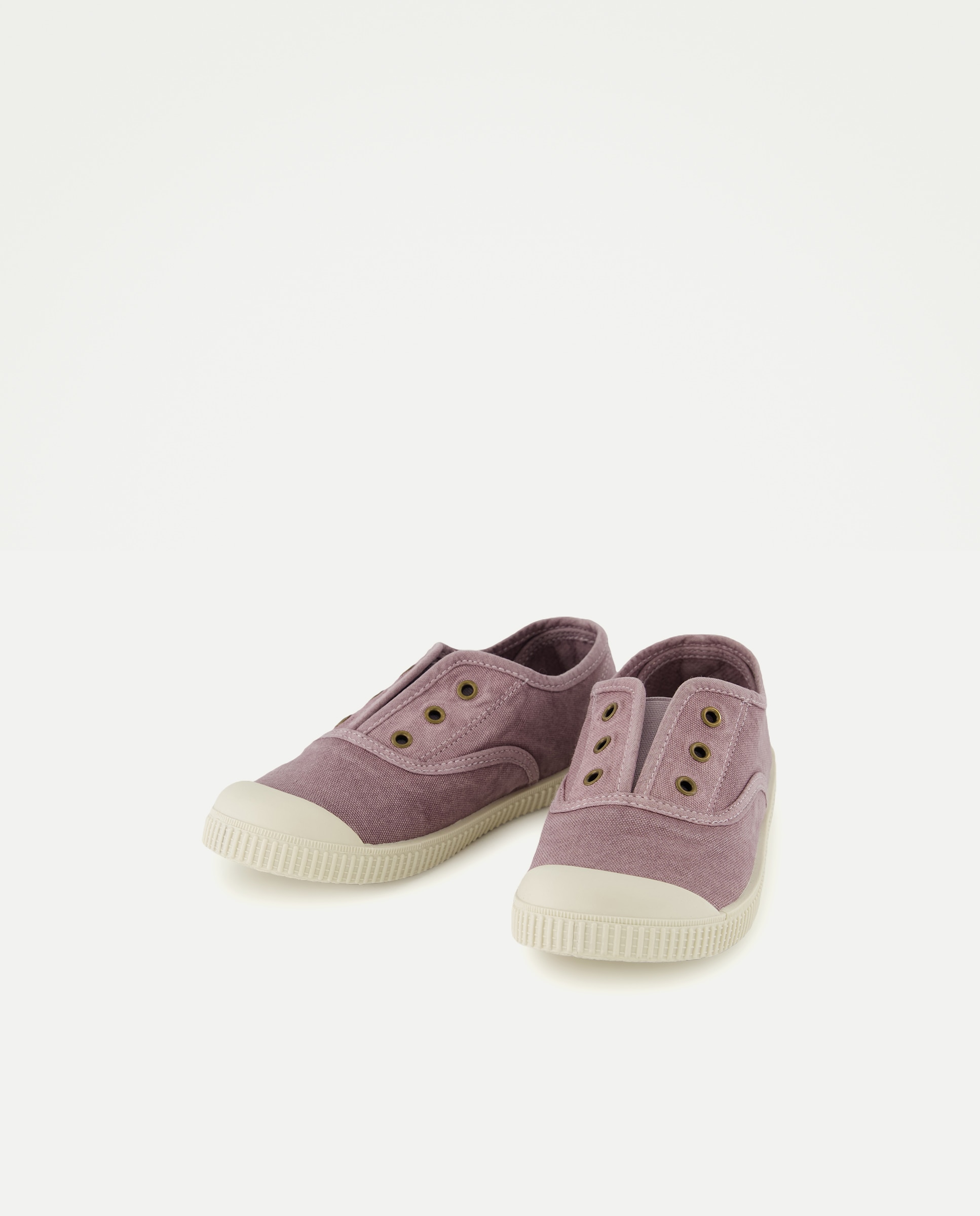 Lona infantil con puntera sin cordones 282 Malva-2