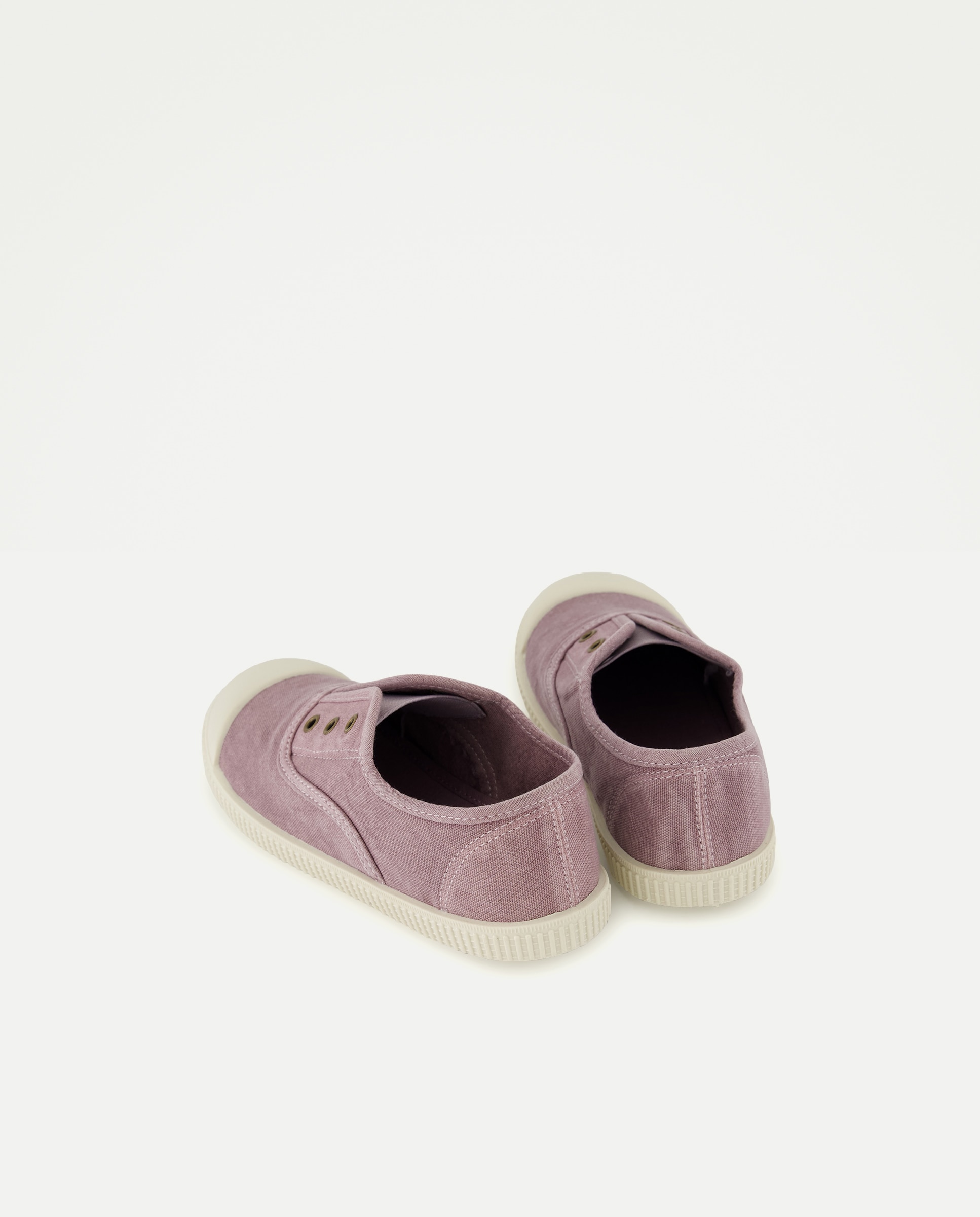 Lona infantil con puntera sin cordones 282 Malva-3
