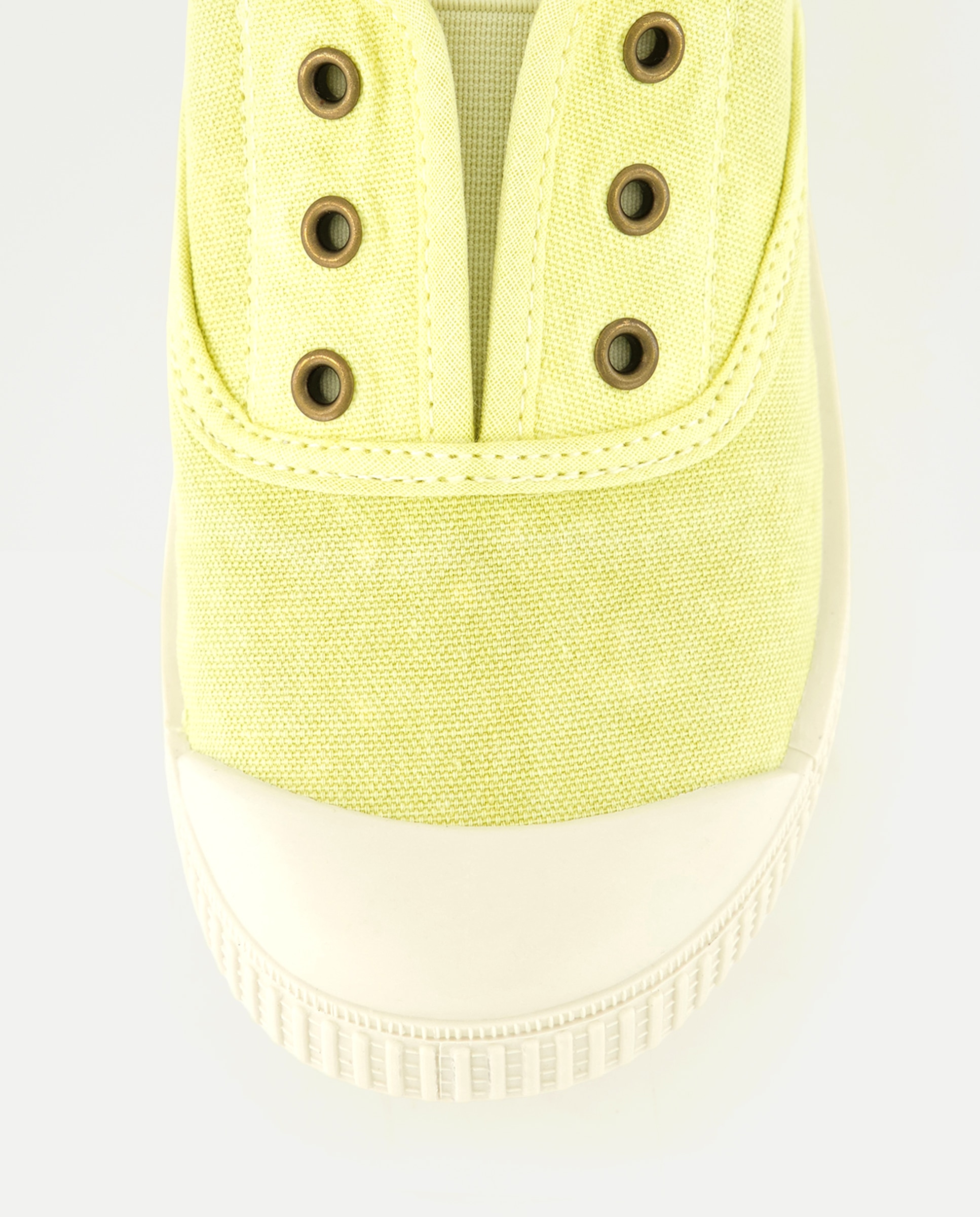 Lona infantil con puntera sin cordones Pistacho-5