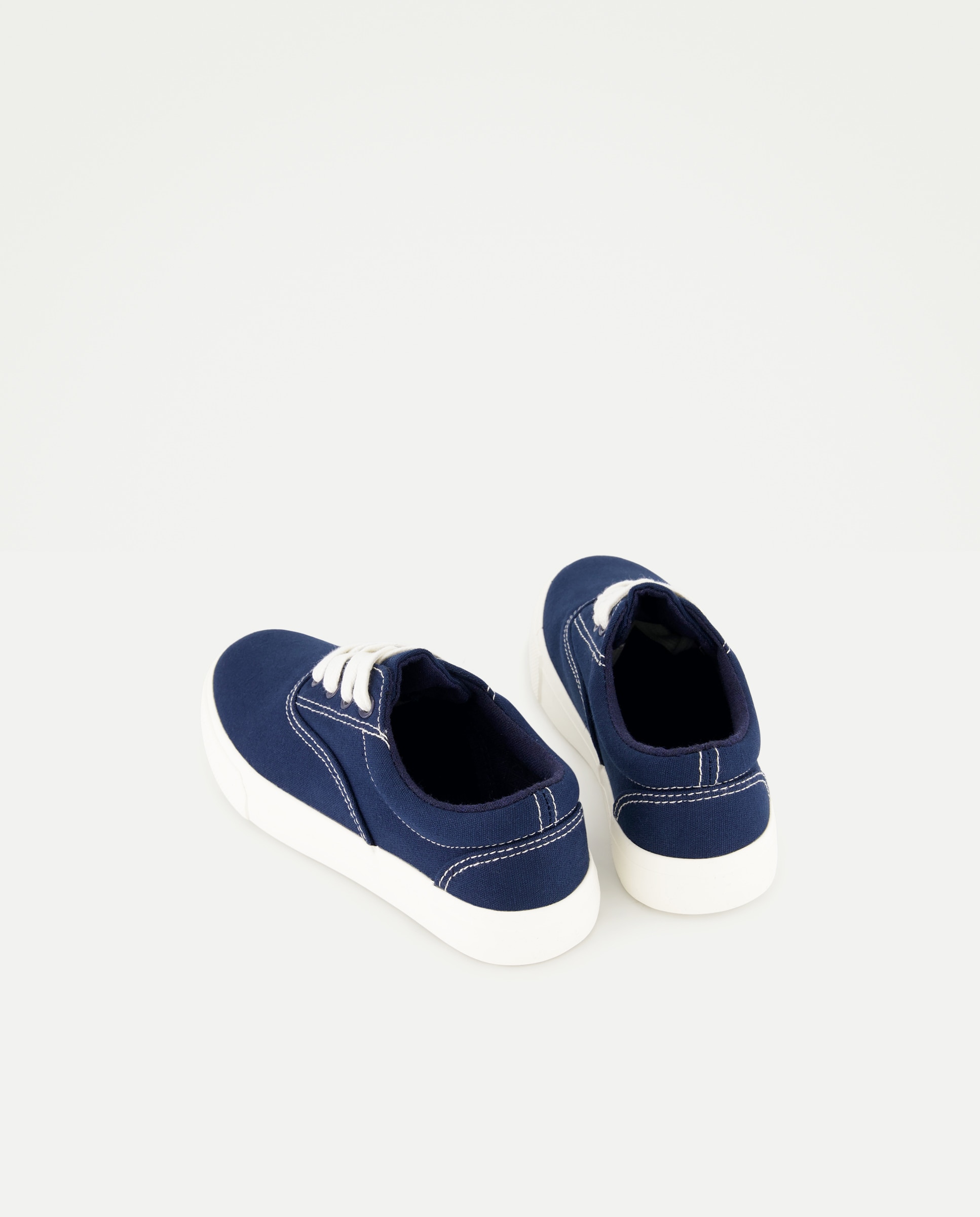 Lona infantil con cordones Azul marino-3