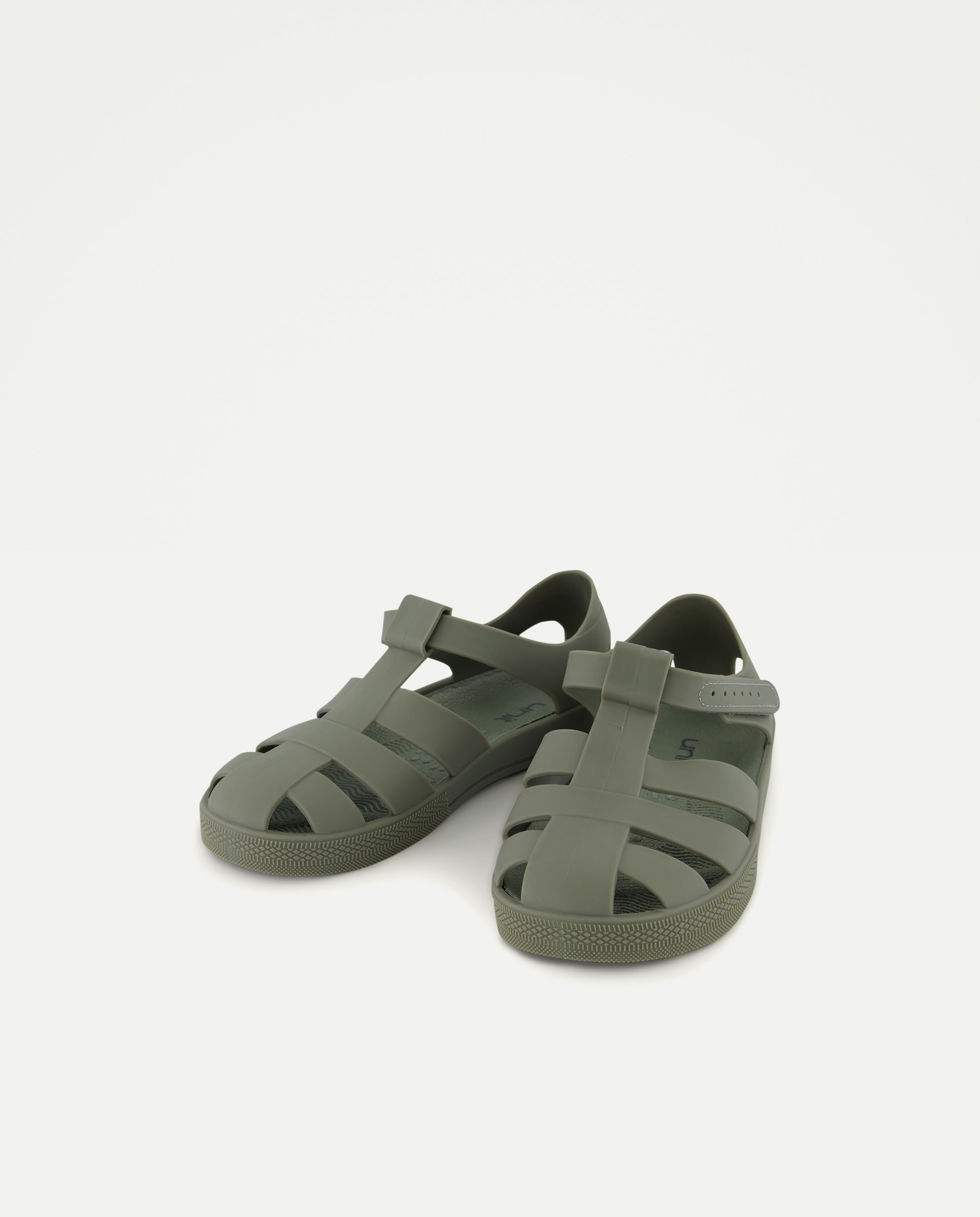 Cangrejera infantil de goma con velcro 520 Kaki-2
