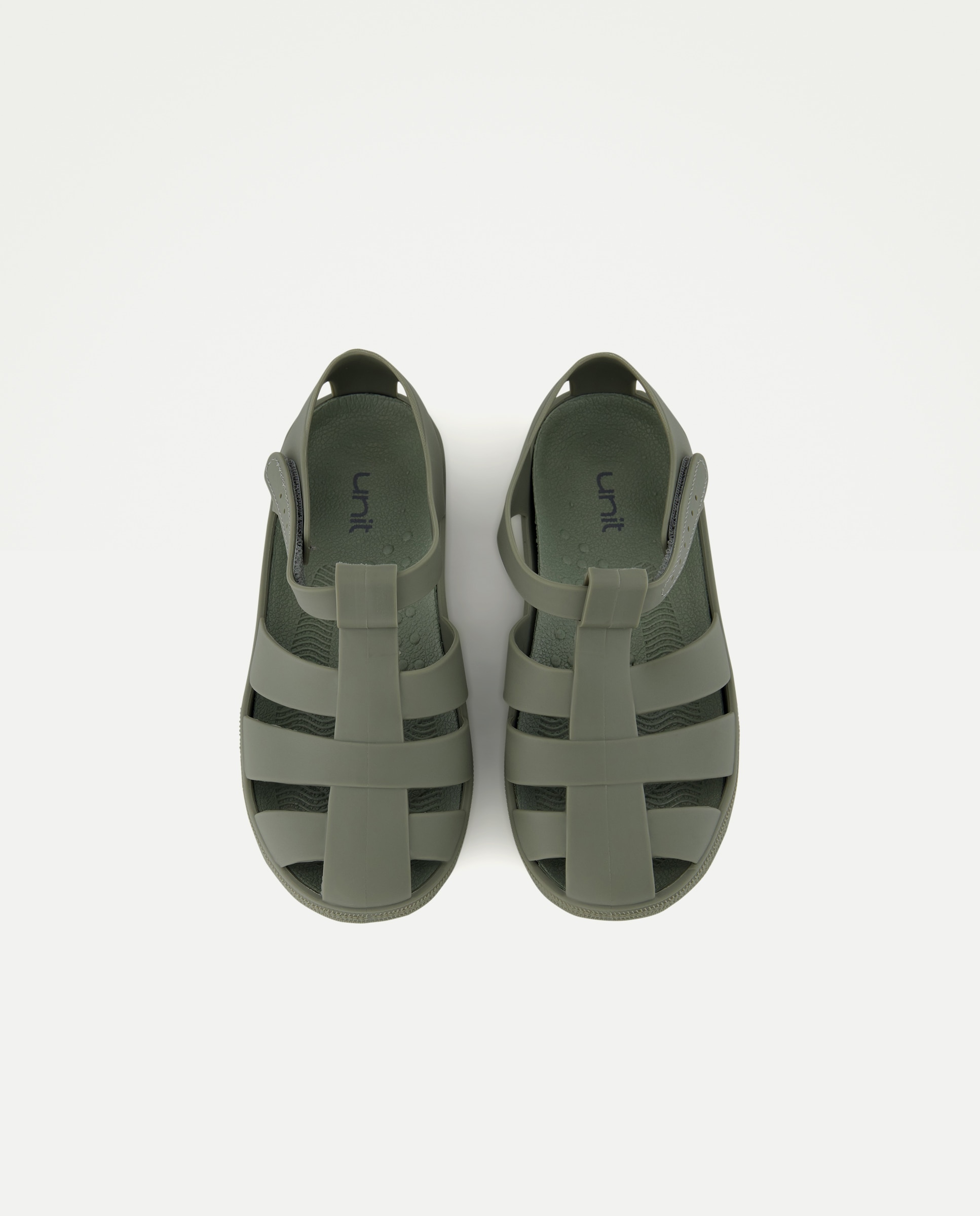 Cangrejera infantil de goma con velcro 520 Kaki-4