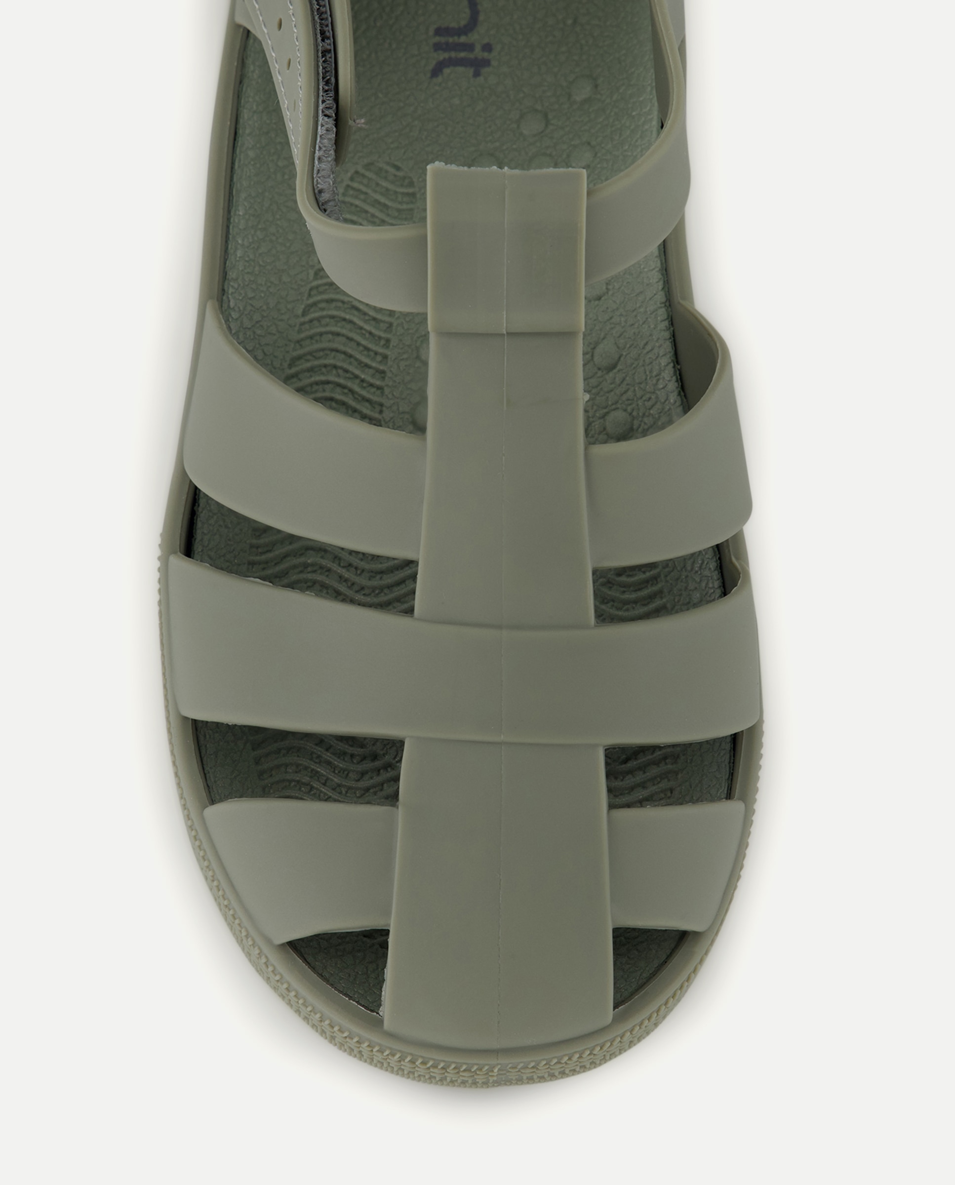 Cangrejera infantil de goma con velcro 520 Kaki-5