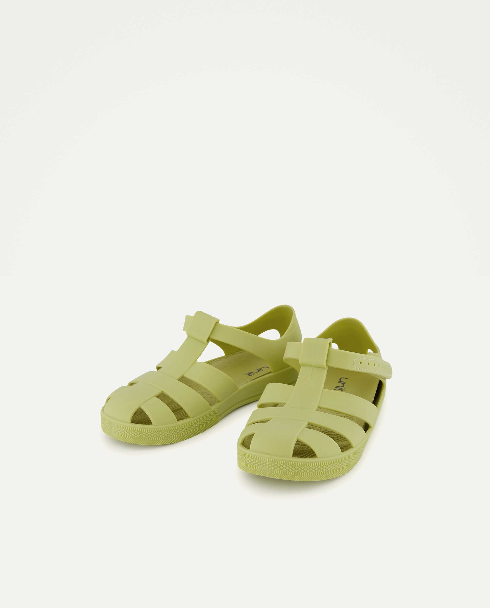 Cangrejera infantil de goma con velcro Pistacho-2