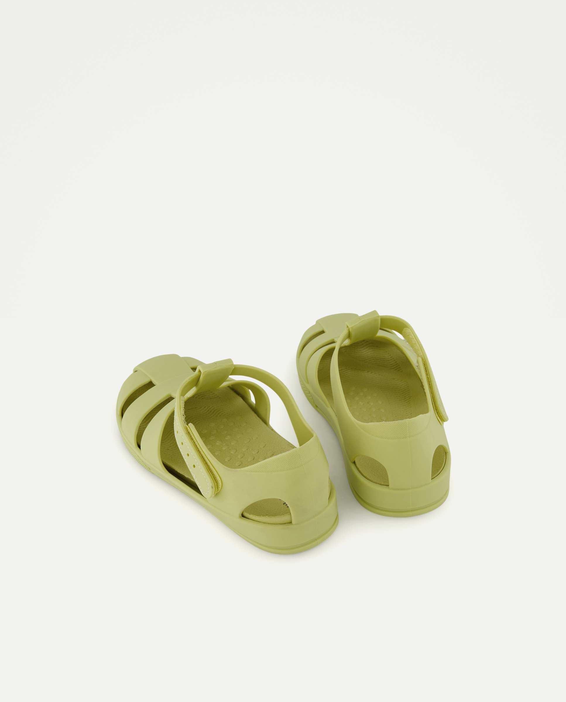 Cangrejera infantil de goma con velcro Pistacho-3