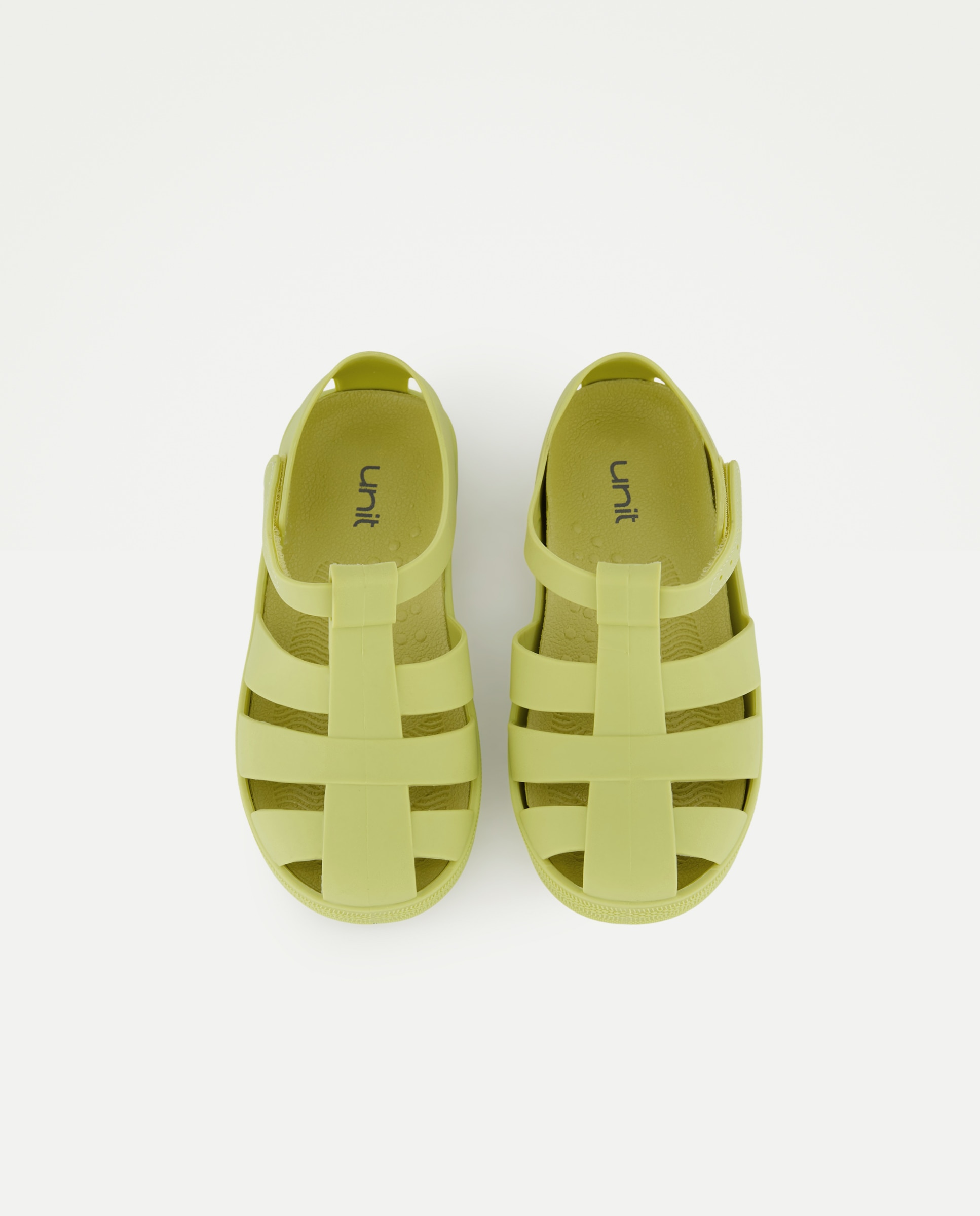 Cangrejera infantil de goma con velcro Pistacho-4
