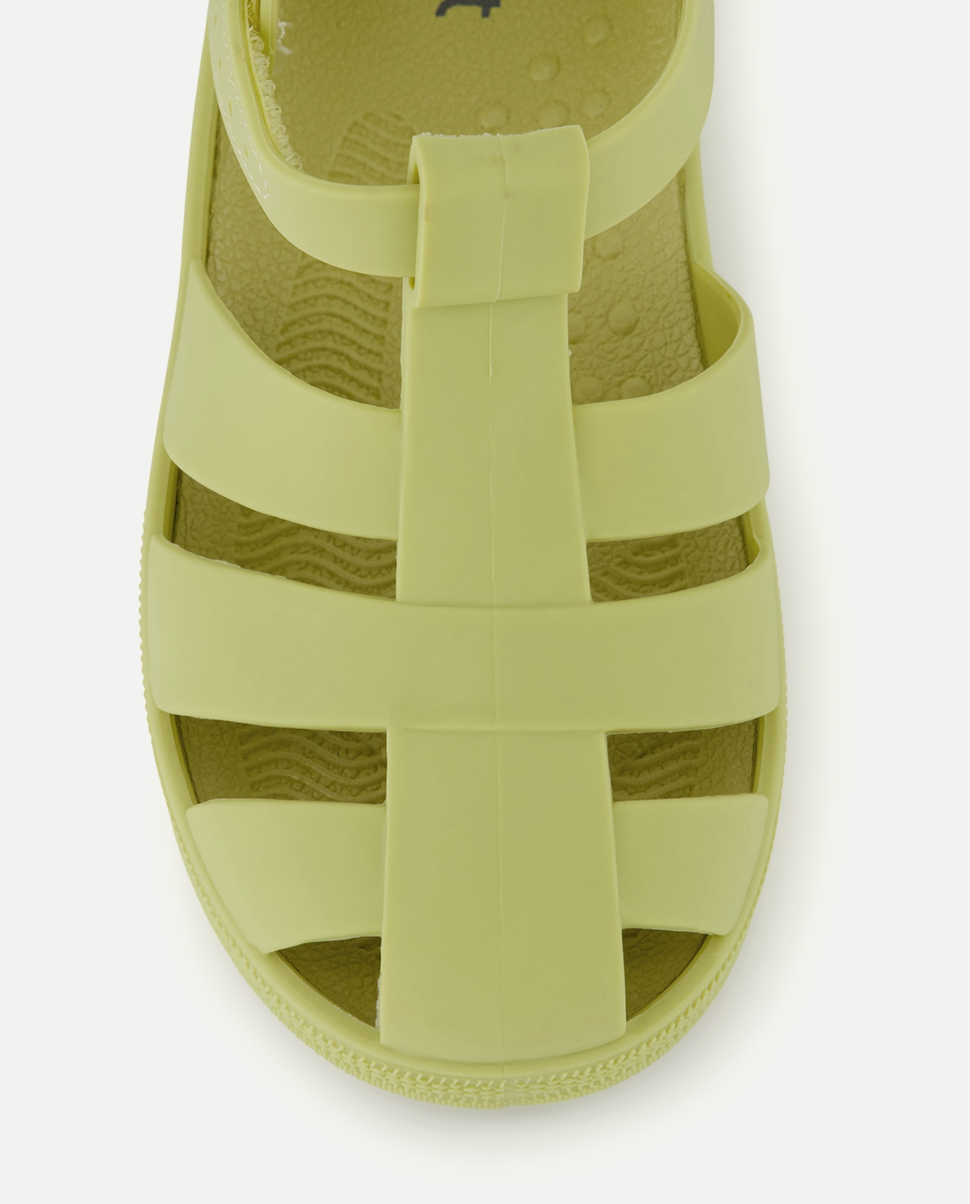 Cangrejera infantil de goma con velcro Pistacho-5
