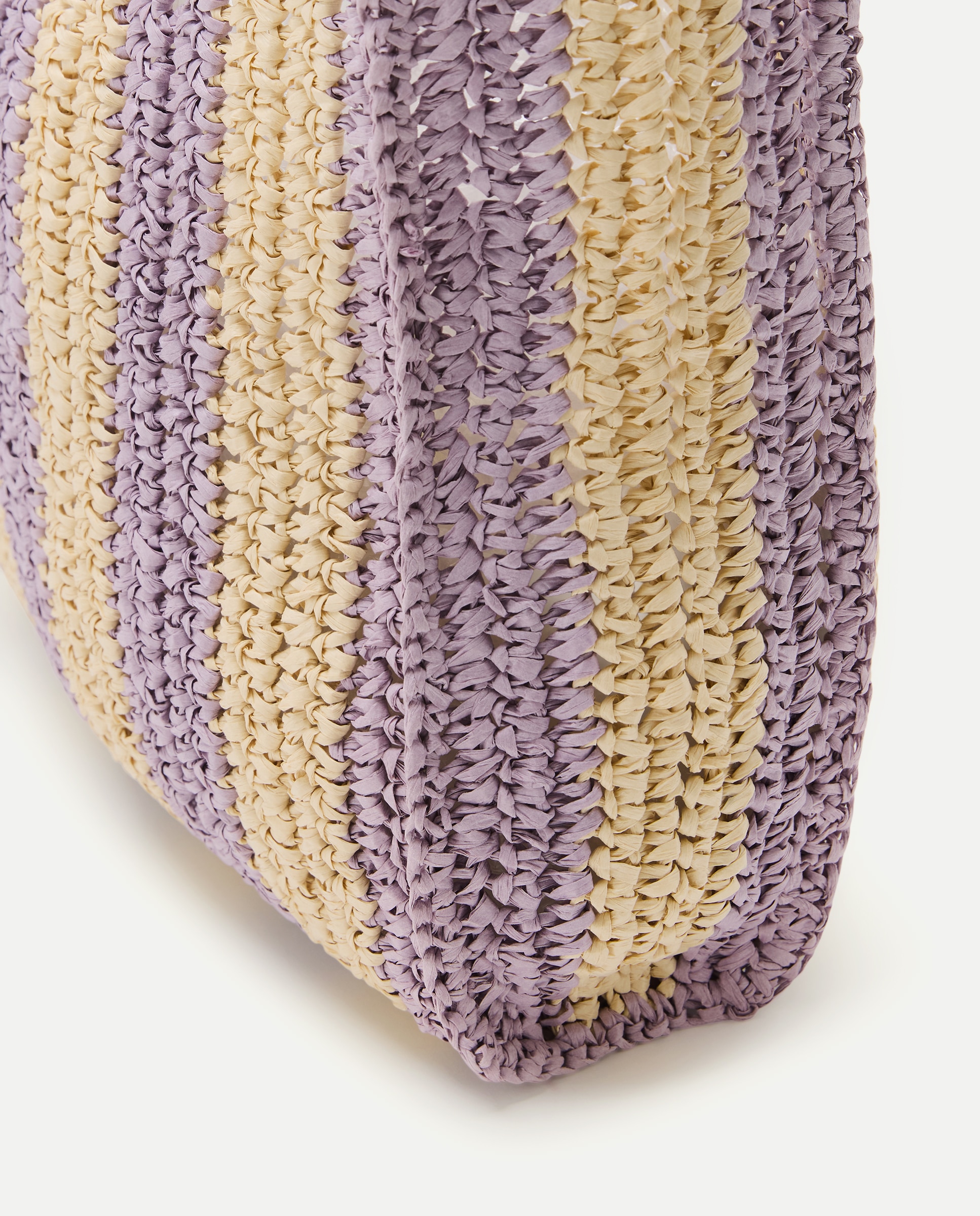 Bolso rafia rayas 284 Lila-4