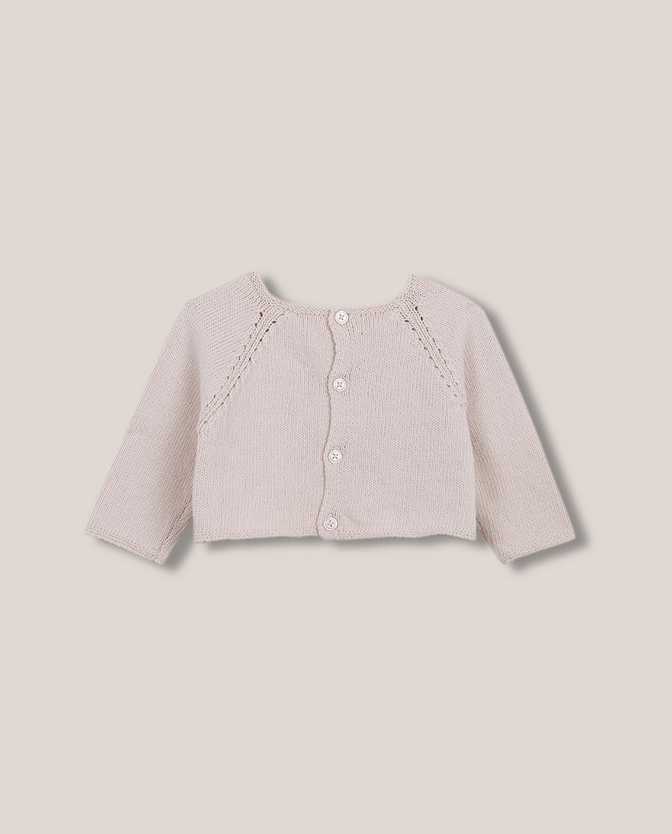 Camisola de Malha com Detalhe sem Orifícios Gocco Pedra-2