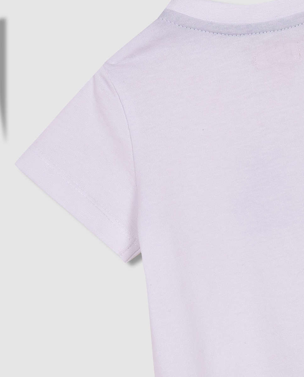 T-shirt com Estampado Palmeiras - Branco Gocco Branco-5