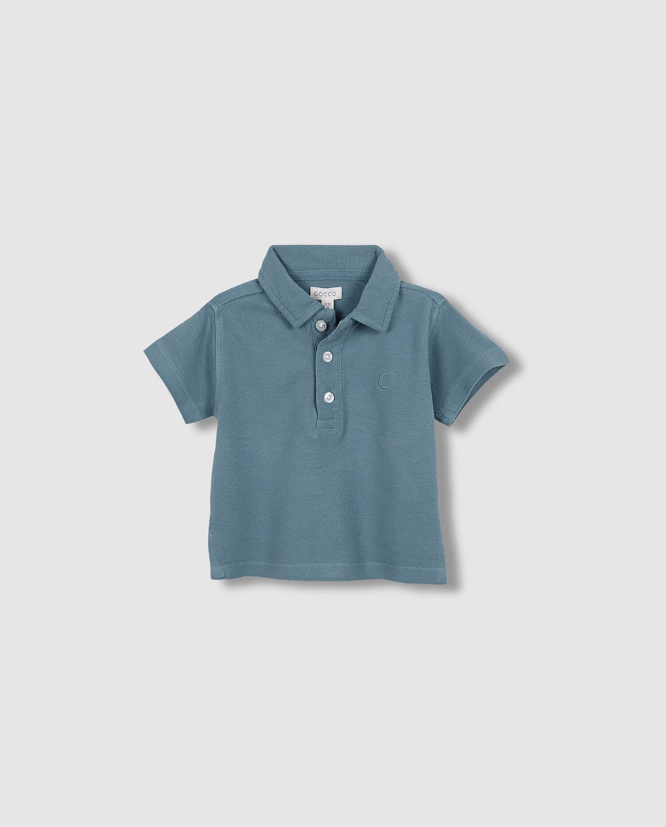 Polo Básico Gocco Azul-2