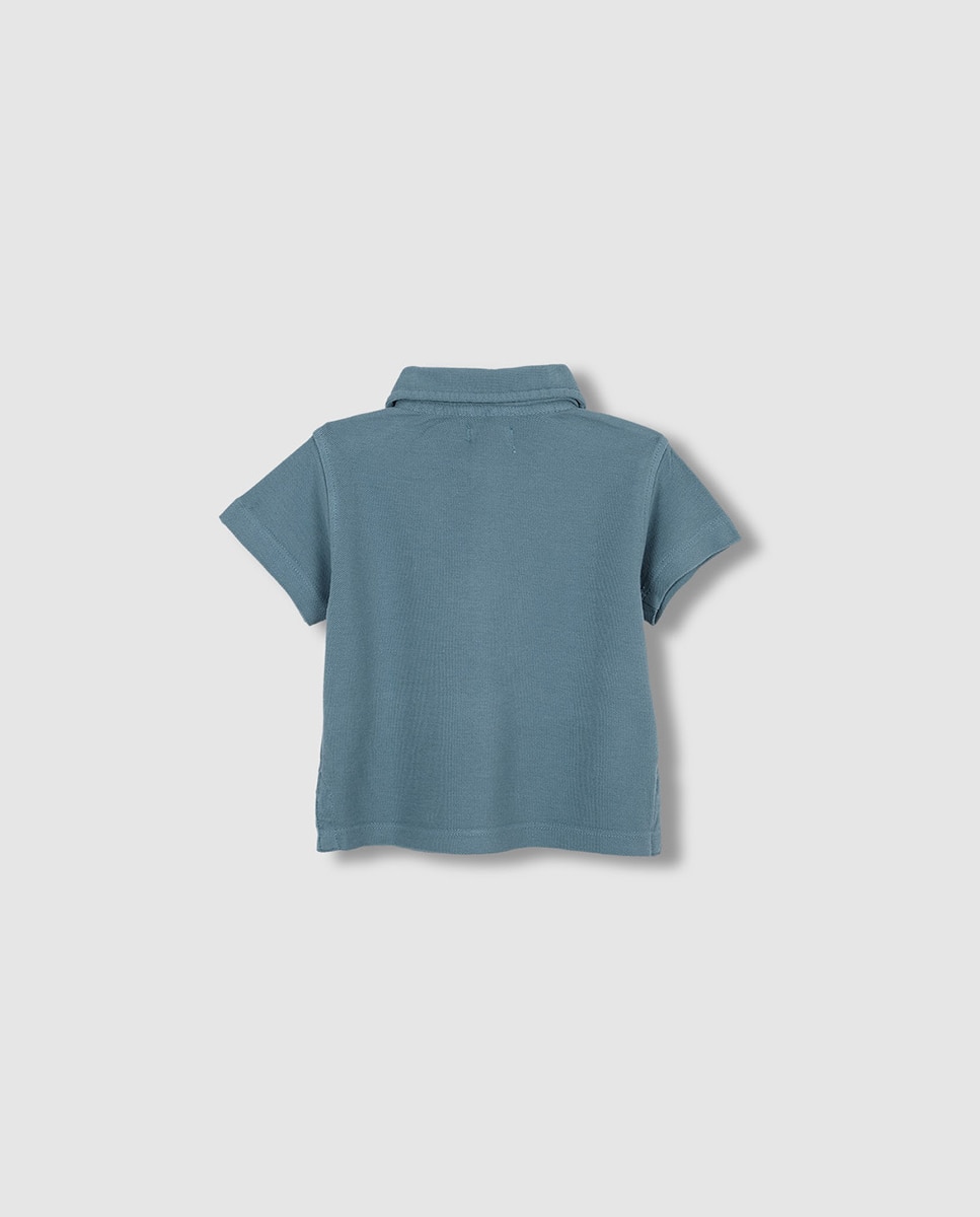 Polo Básico Gocco Azul-3