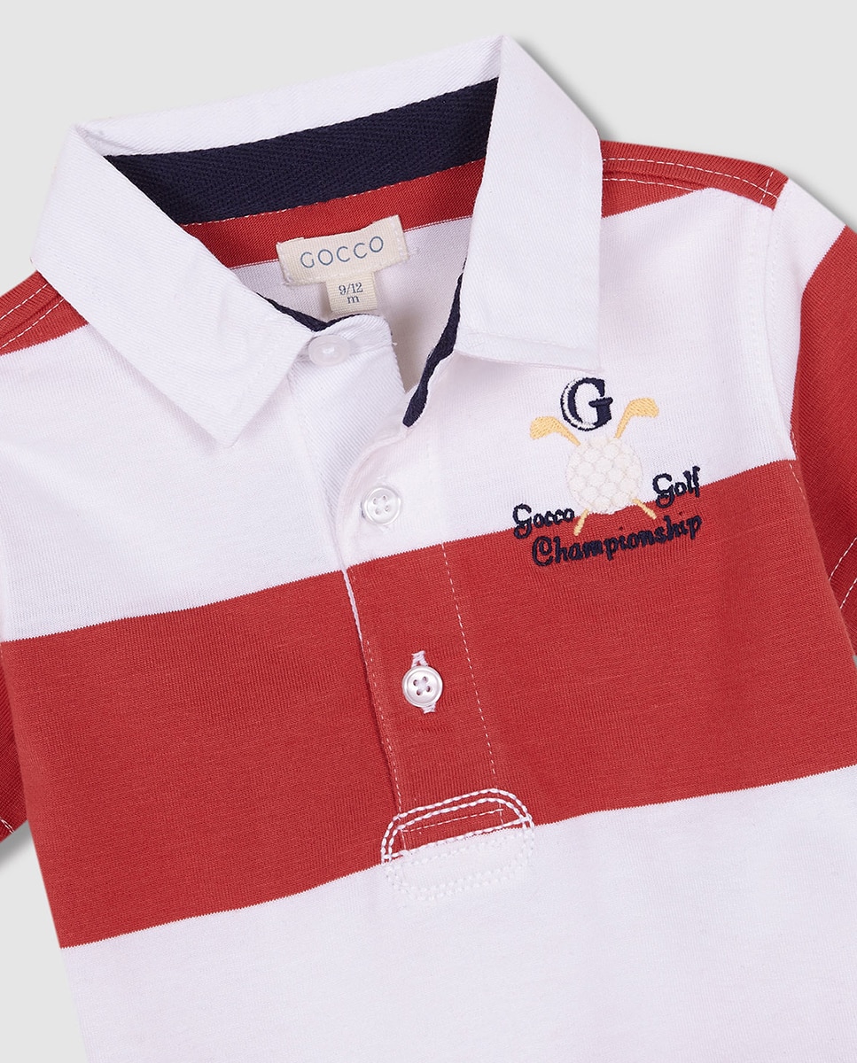 Polo Remendo Golfe Gocco Azul-claro-5