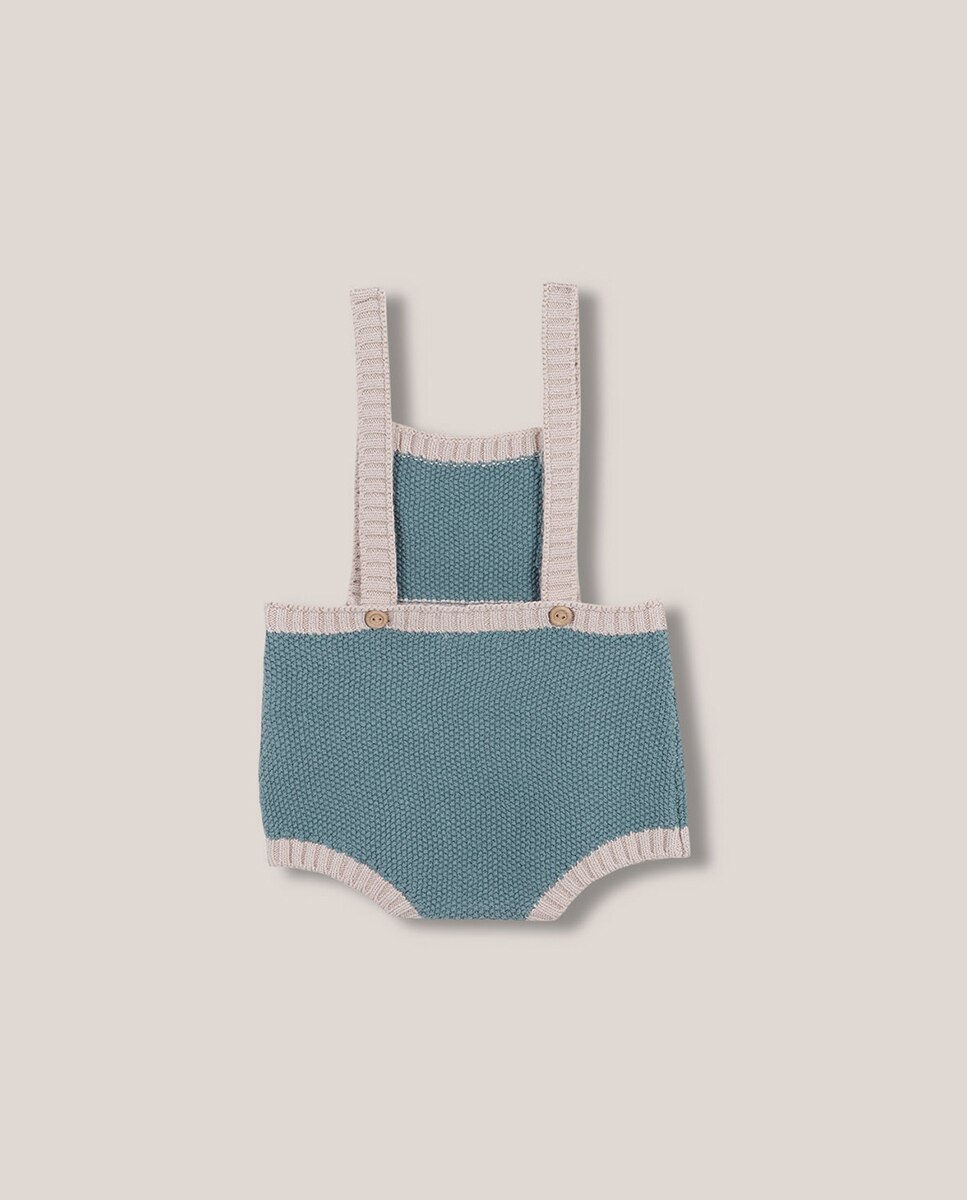 Bombachas com Alças em Contraste Gocco Azul-2