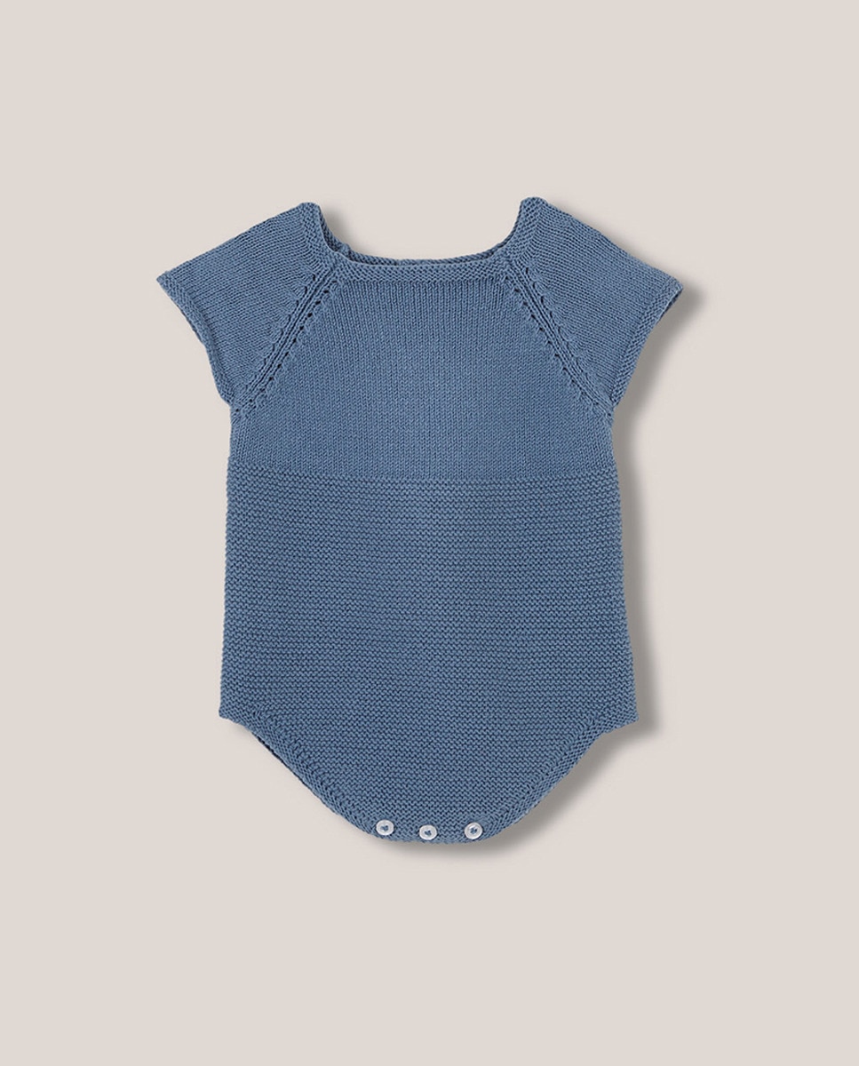 Babygrow de Malha Gocco Azul-claro-1
