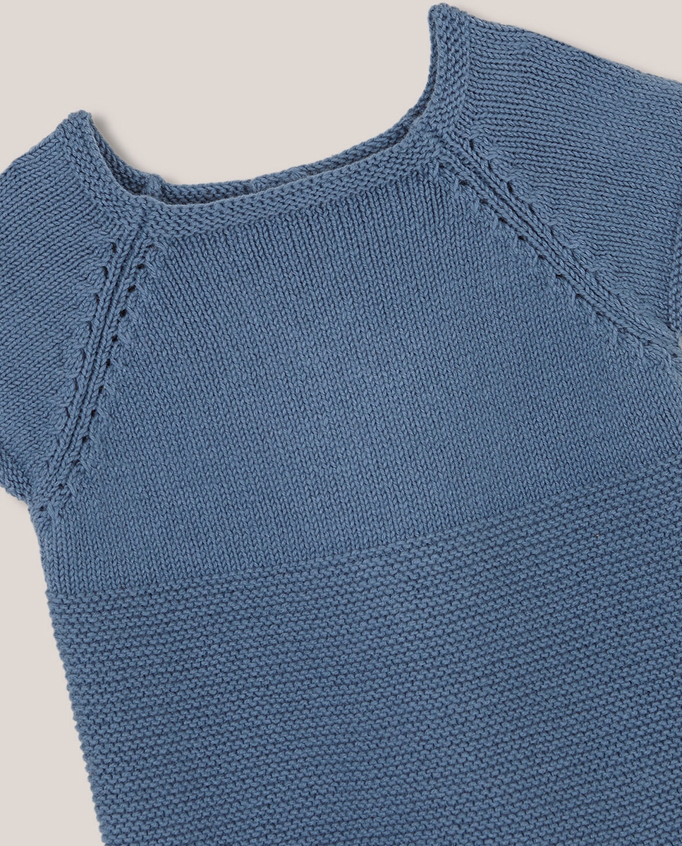 Babygrow de Malha Gocco Azul-claro-3