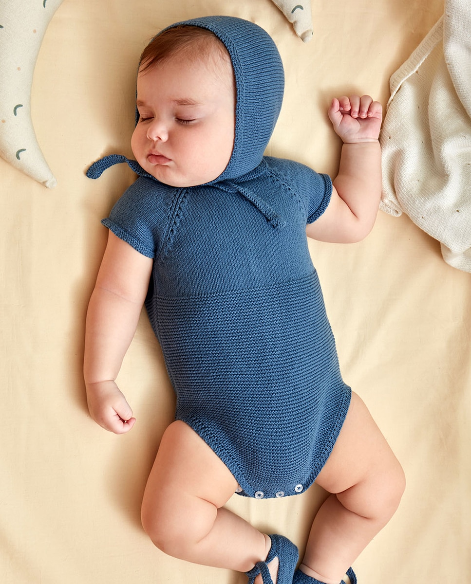 Babygrow de Malha Gocco Azul-claro-5