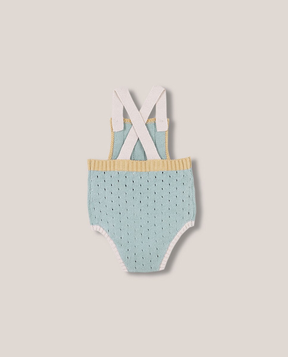 Babygrow de Malha sem Orifícios Gocco Verde-claro-2