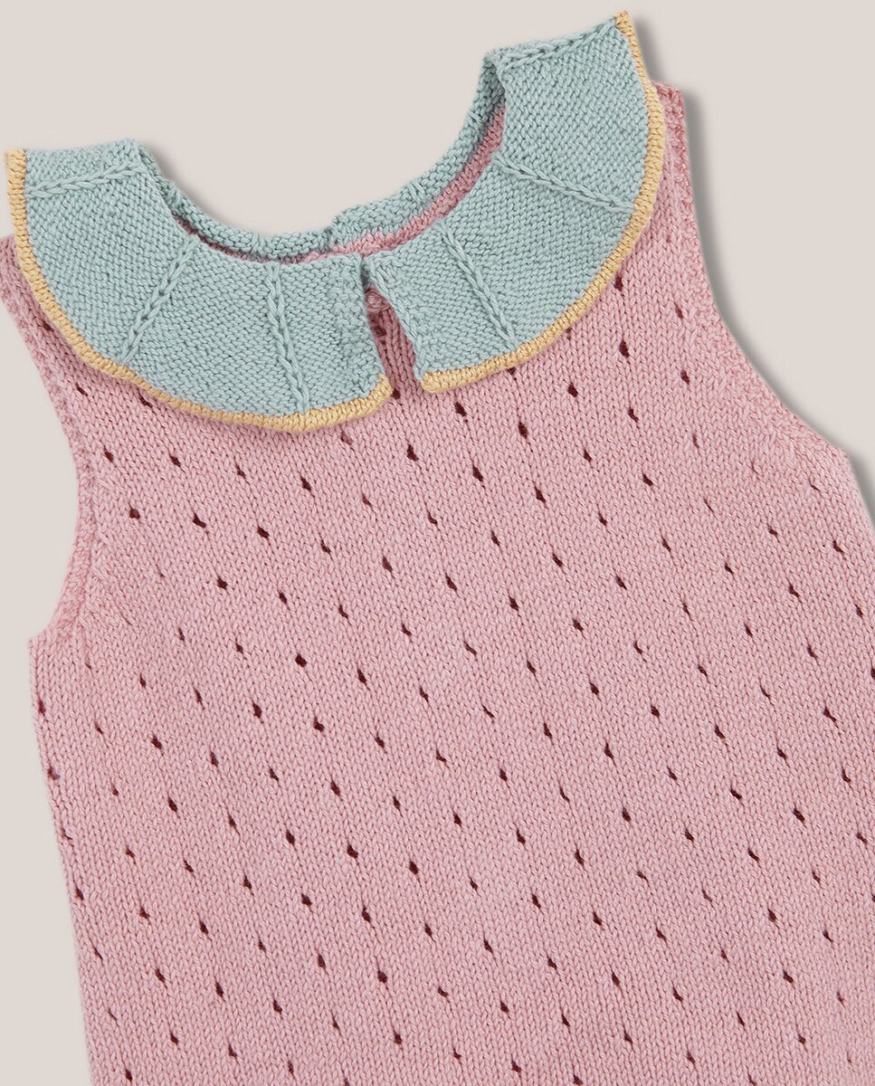 Babygrow de Malha sem Orifícios Gocco Verde-claro-3