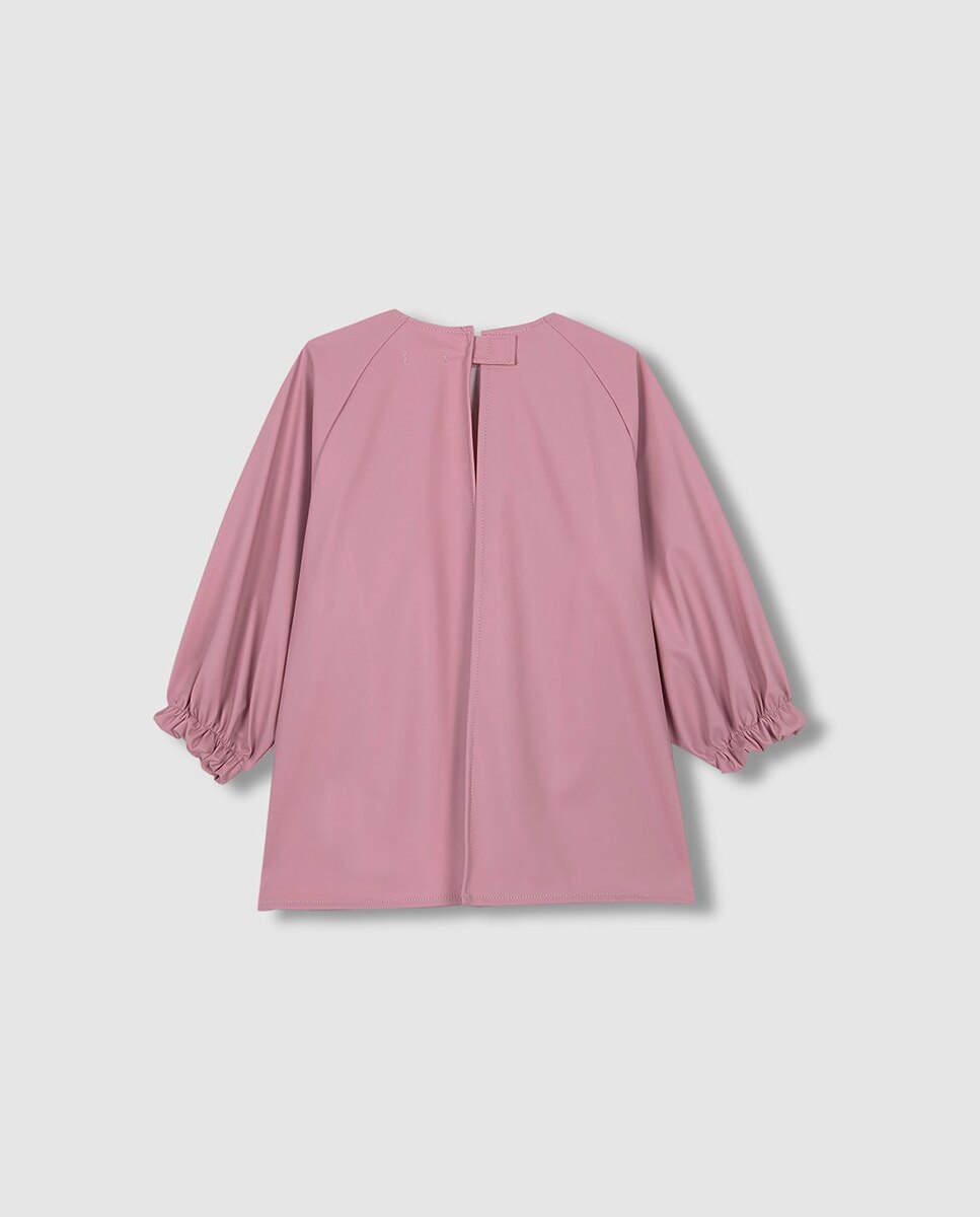 Babete com Mangas - Cor de Aço Gocco Rosa-2