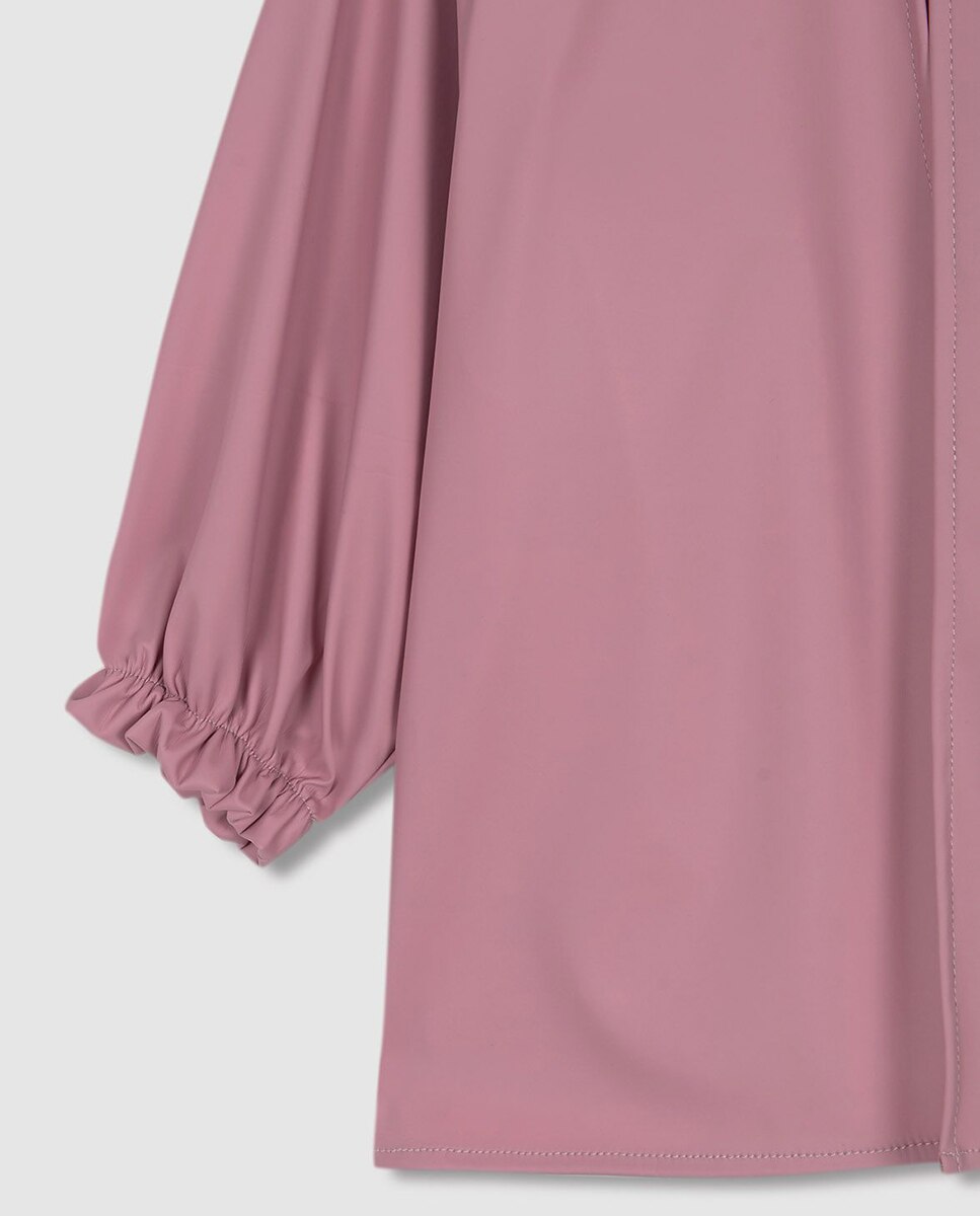 Babete com Mangas - Cor de Aço Gocco Rosa-4